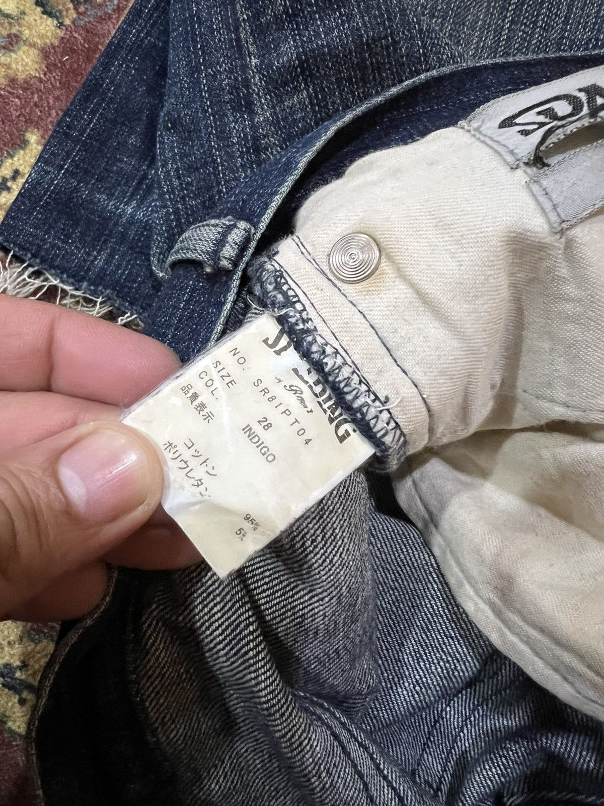 Japanese Brand Vintage Roen X Spalding Short Jean Size US 30 / EU 46 - 14 Thumbnail