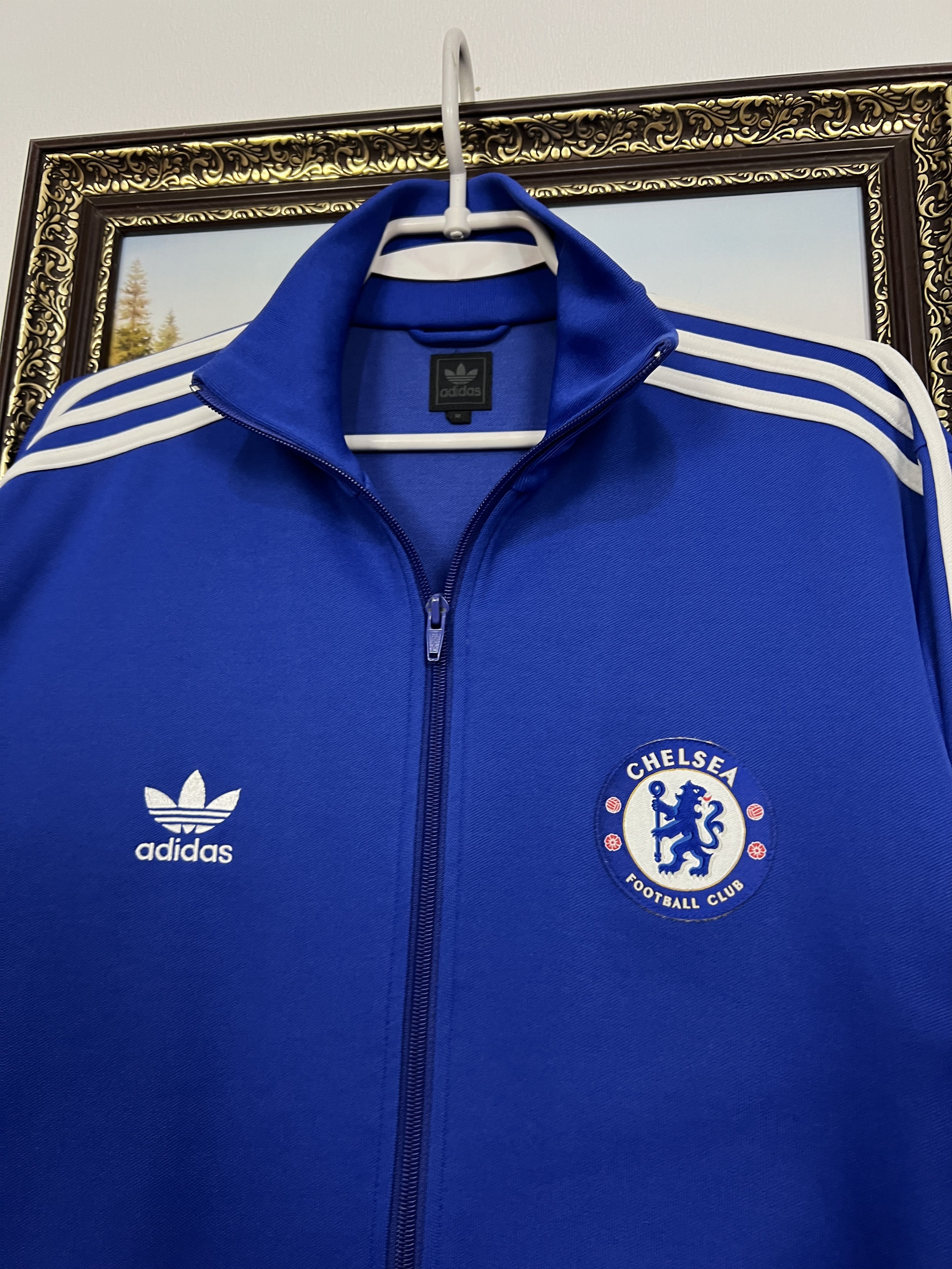 Adidas Vintage Originals Chelsea Football Jacket Soccer Track Top Size US M / EU 48-50 / 2 - 3 Thumbnail