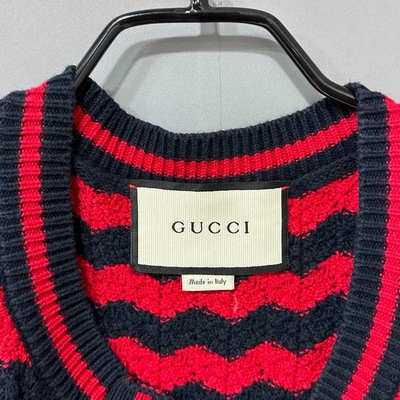 Gucci Gucci Red knitted long cardigan jacket Size XS / US 0-2 / IT 36-38 - 5 Thumbnail