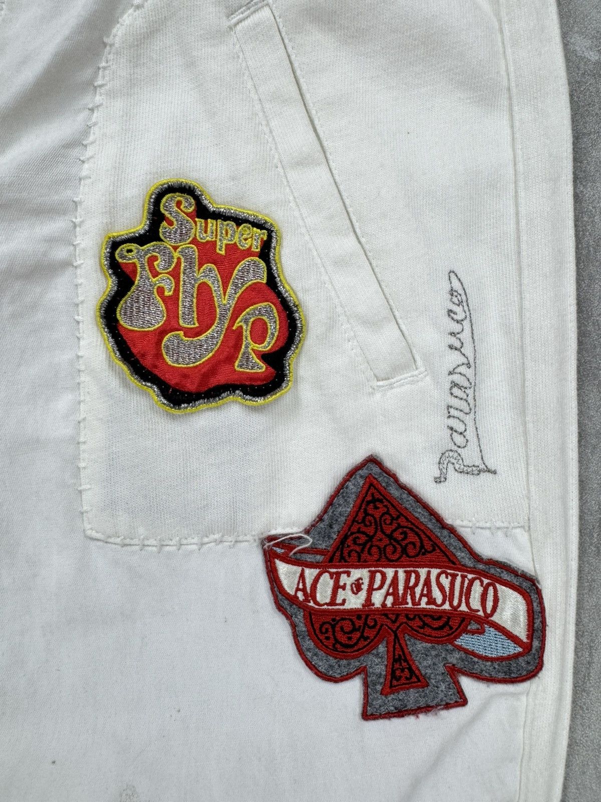 Parasuco PARASUCO Cotton Linen Denim Legend White Pants Avant Size 27" / US 4 / IT 40 - 6 Thumbnail