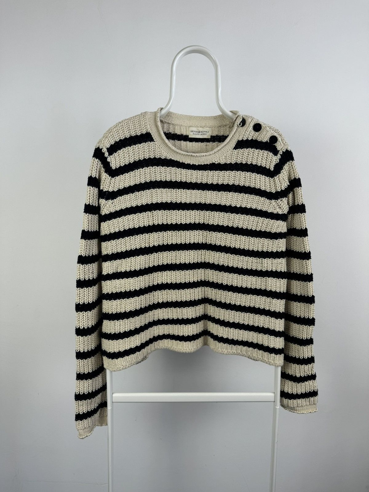 Denim & Supply Ralph Lauren Denim And Supply Polo Ralph Lauren Vintage Striped Sweater Size M / US 6-8 / IT 42-44 - 1 Thumbnail