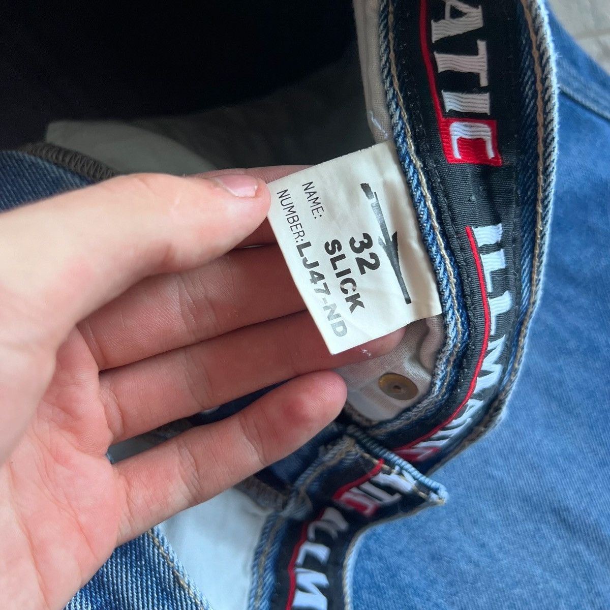 Other Jnco Style Illmatic Nas Jorts Size US 32 / EU 48 - 3 Thumbnail