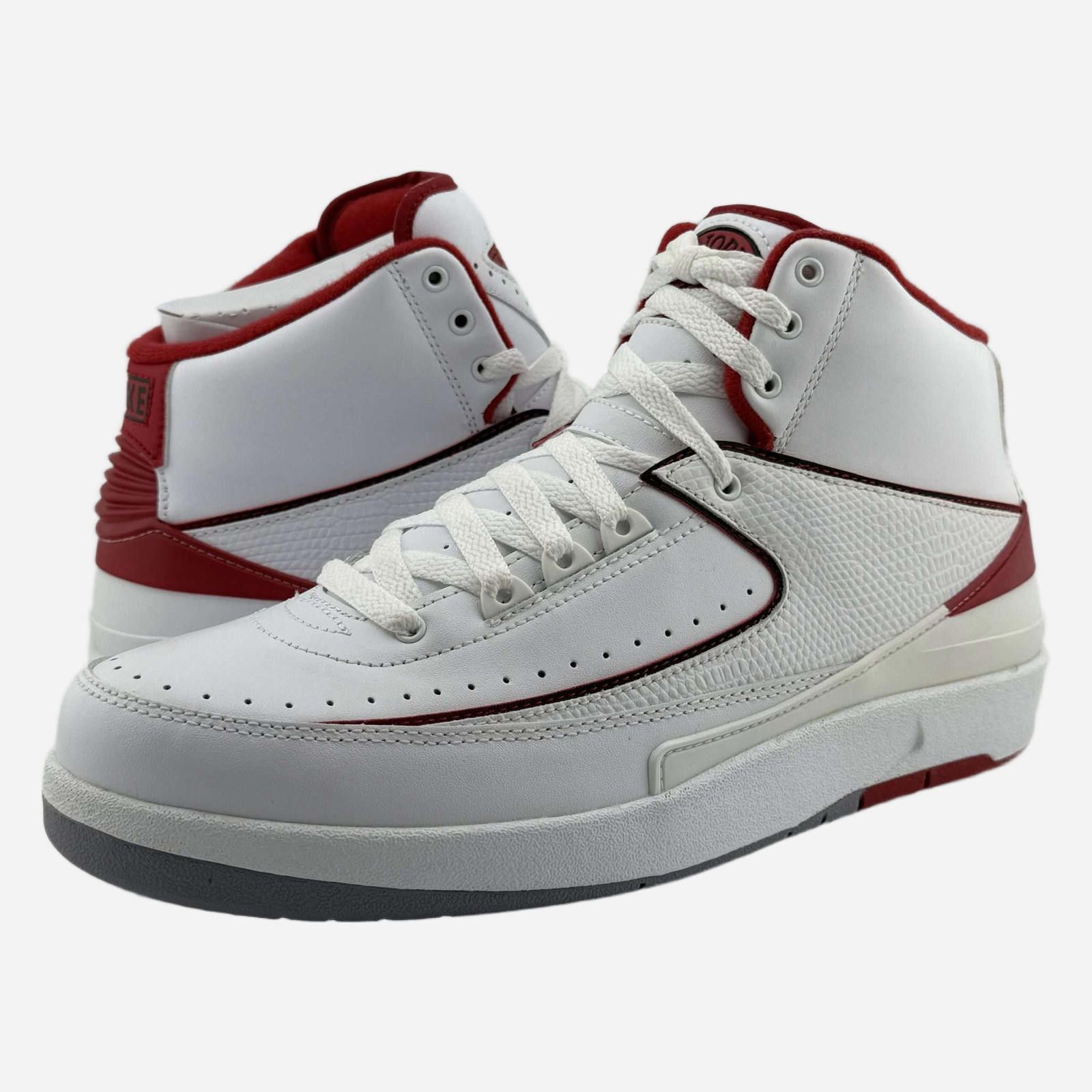 Nike og box Air Jordan 2 Retro White/Red Sneakers US 9.5 New Size US 9.5 / EU 42-43 - 1 Thumbnail