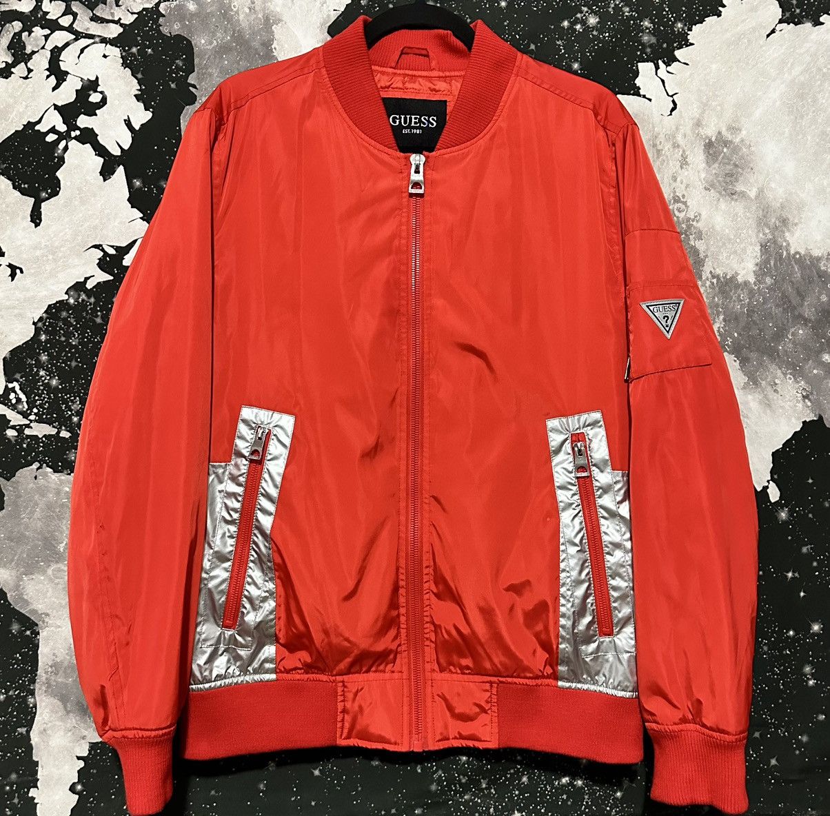 Guess Guess Reflective Logo Flight jacket Size US L / EU 52-54 / 3 - 4 Thumbnail