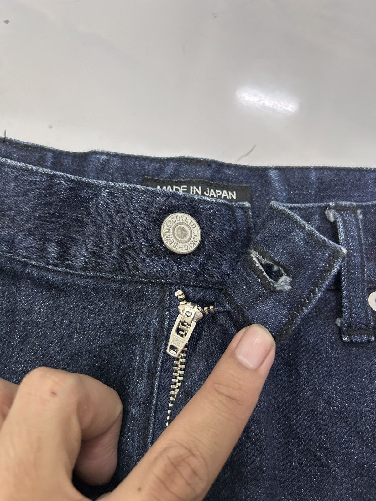 Beams Plus × Japanese Brand × Vintage Vintage Beams Japanese Denim Slim Fit Jeans Size US 31 - 11 Thumbnail