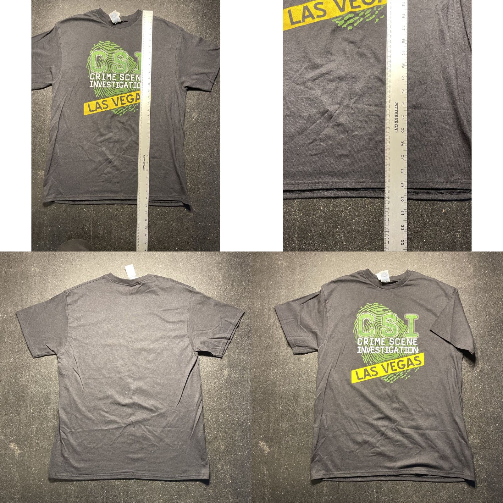 Delta VINTAGE Delta CSI Las Vegas T Shirt Black L Short Sleeve Graphic Tee 1990s Y2K New With Tags Mens Size US L / EU 52-54 / 3 - 8 Thumbnail