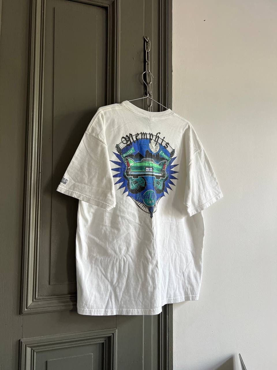Hard Rock Cafe × Vintage Vintage Hard Rock Cafe Memphis Vintage Made in USA Size US XL / EU 56 / 4 - 4 Thumbnail
