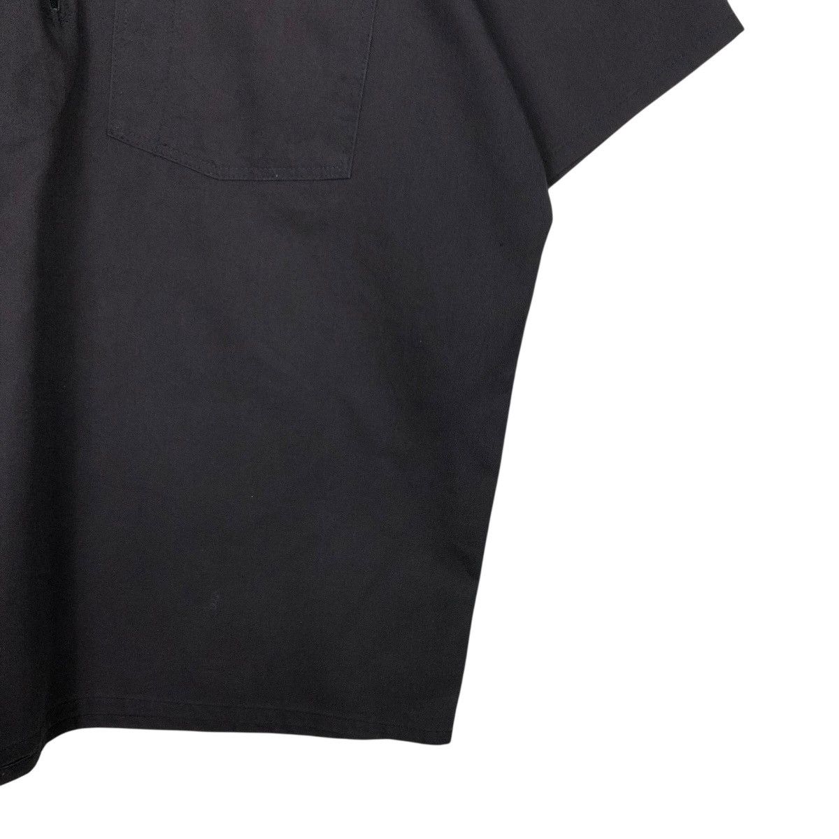 Japanese Brand 🔥HALF ZIPPER COLLAR BOWLING SHIRT BEN DAVIS SMALL LOGO Size US XL / EU 56 / 4 - 10 Thumbnail