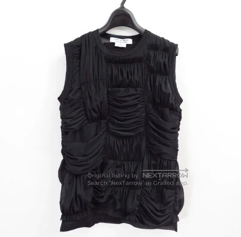 Comme des Garcons Comme des Garcons 2024SS Pleated Sleeveless Top. Size US S / EU 44-46 / 1 - 1 Thumbnail