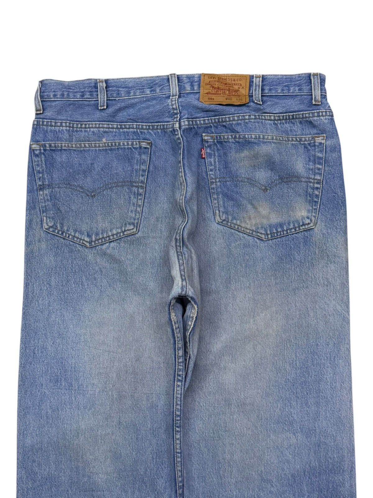 Levi's Vintage 90s Levis 501 Made in USA 555 Classic Straight Denim Size US 37 - 5 Thumbnail