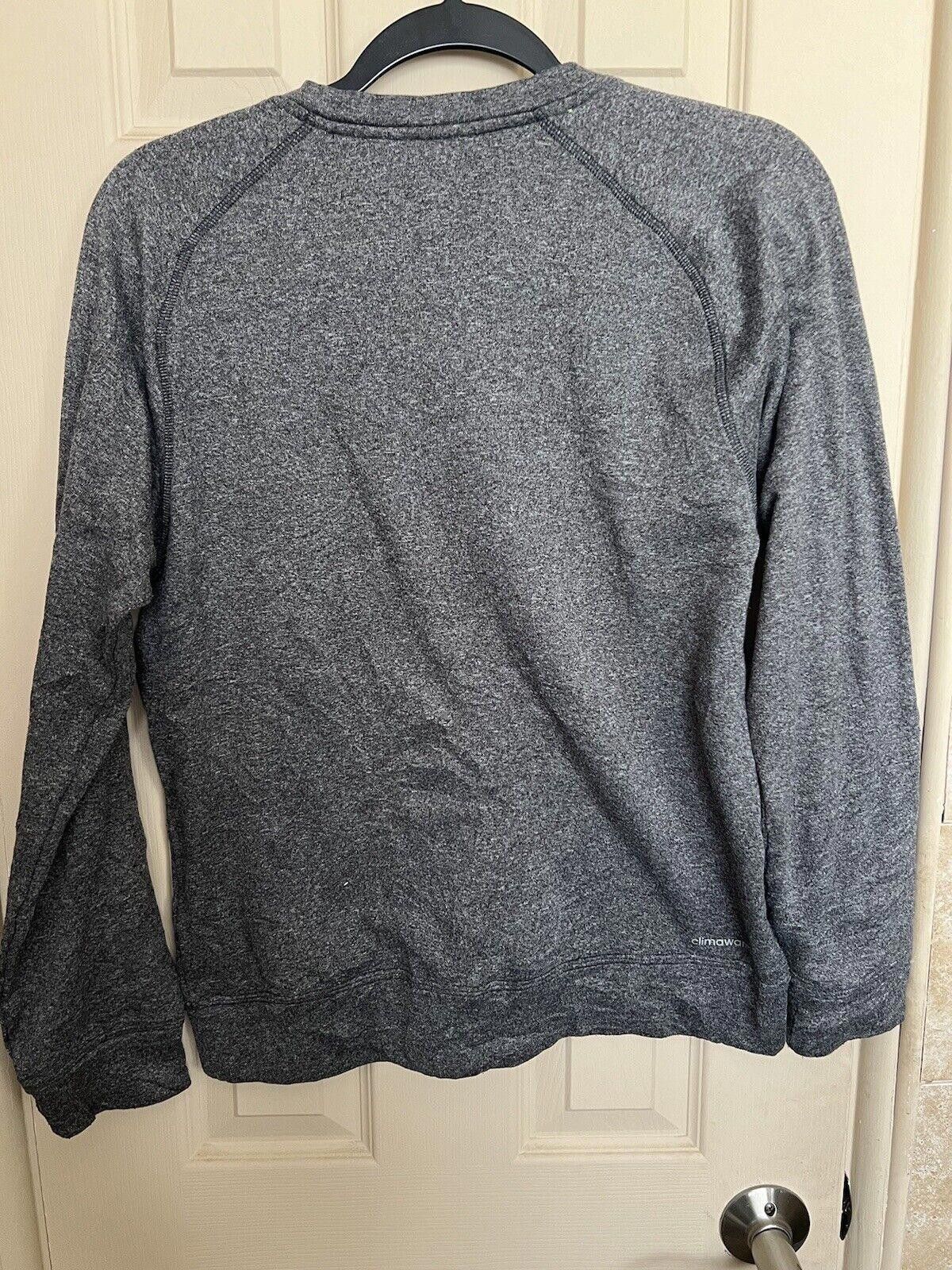 Adidas Adidas Men's Size S Pullover Crew Neck Climawarm Gray Size US 30 / EU 46 - 4 Thumbnail