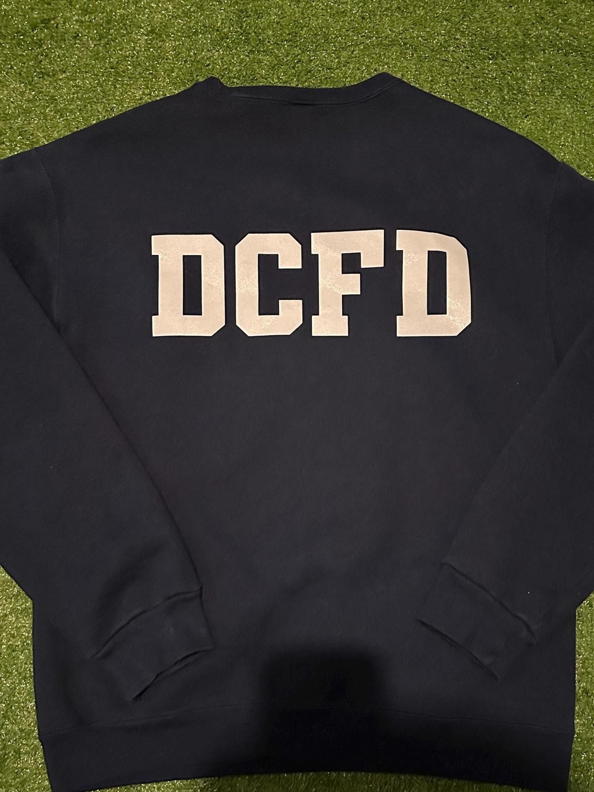 Fruit Of The Loom Vintage Fruit of the Loom Fire Department Sweatshirt Size ONE SIZE - 5 Thumbnail