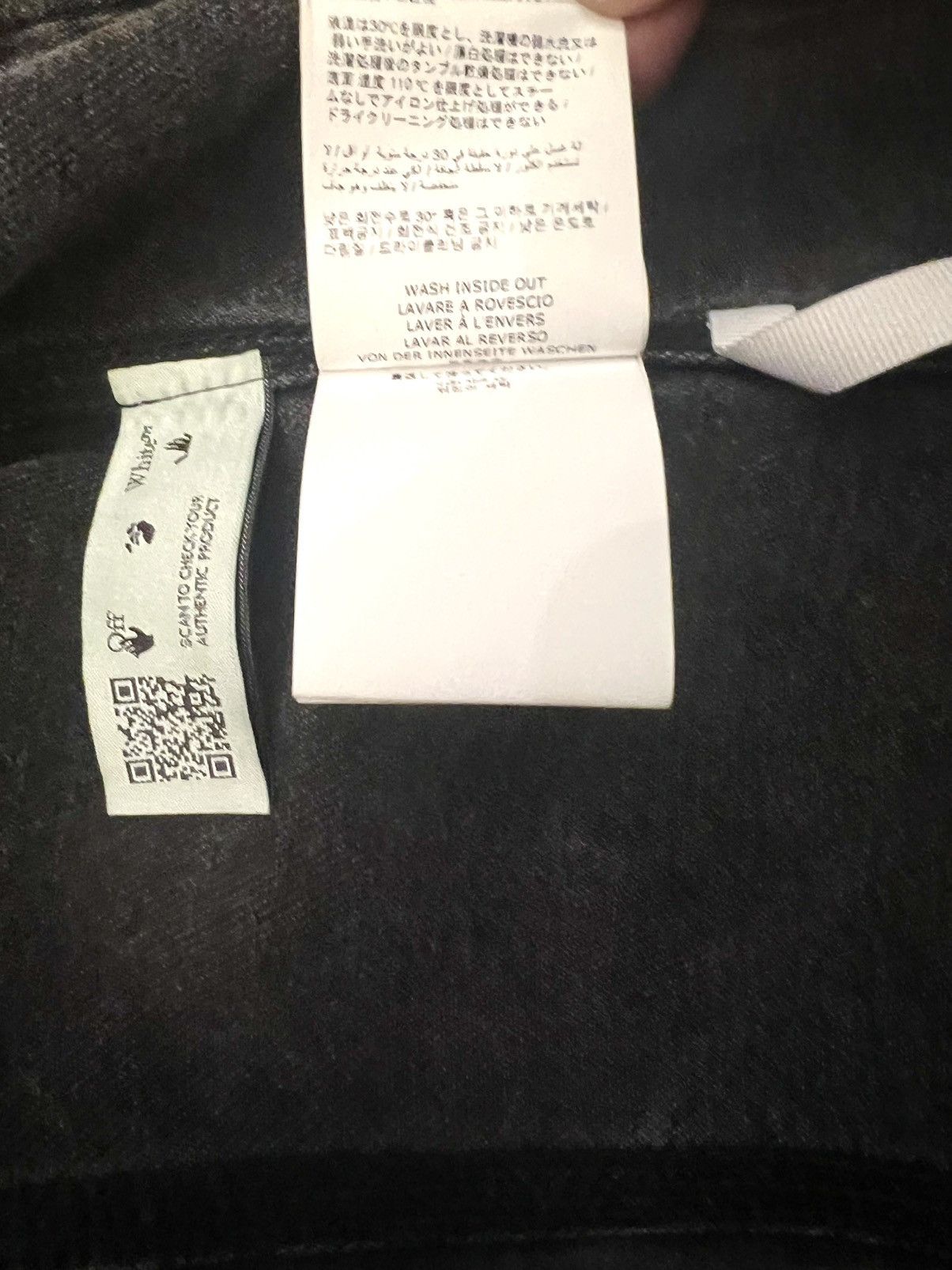 Off-White × Virgil Abloh Virgil era rare black denim jacket Size US L / EU 52-54 / 3 - 17 Thumbnail