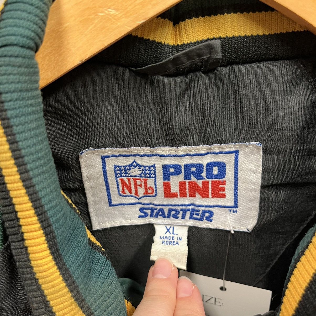 Starter × Vintage Starter Vintage 90s NFL Pro Line Green Bay Packers Coat XL Size US XL / EU 56 / 4 - 7 Thumbnail