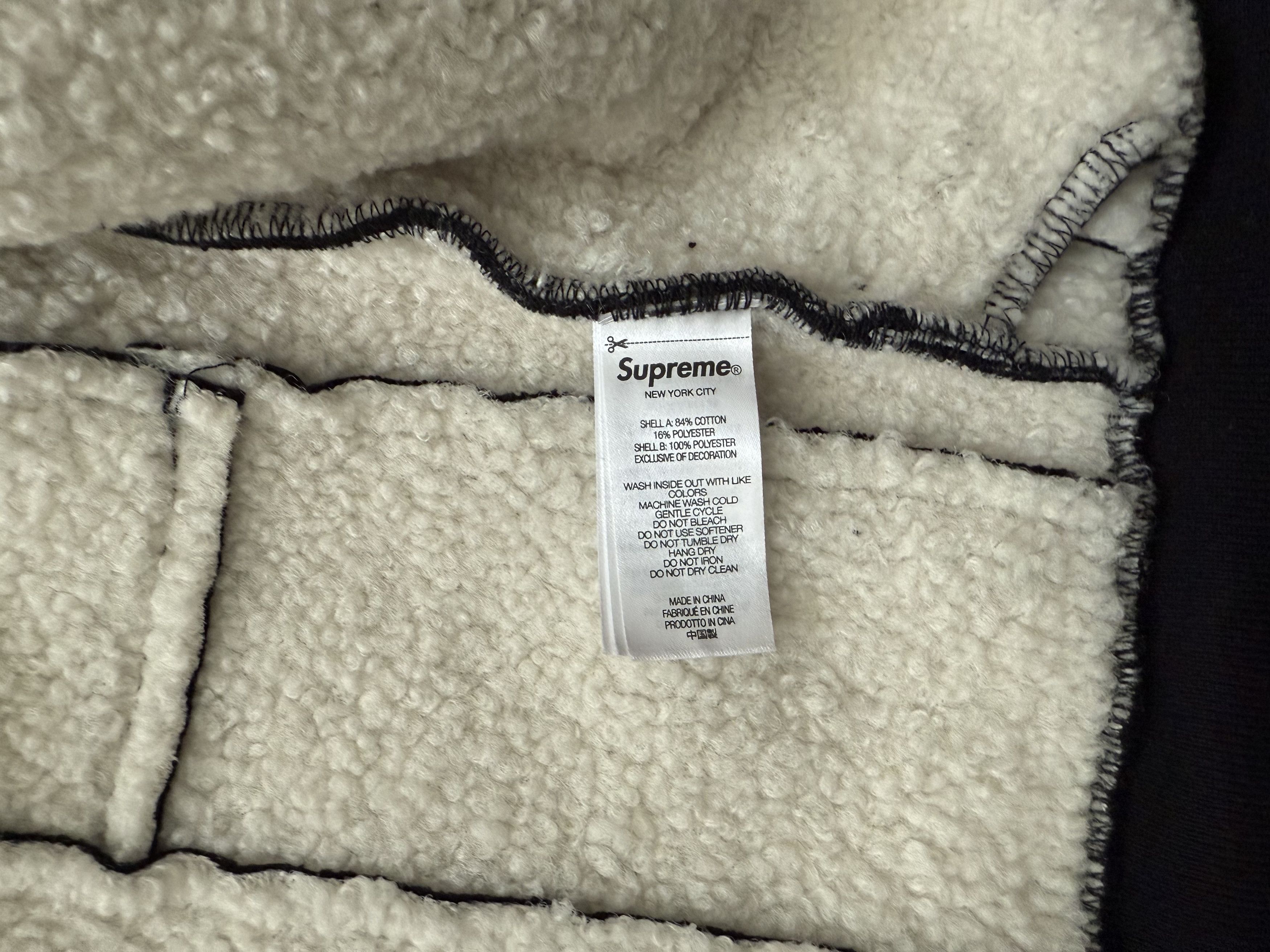 Supreme Supreme Faux Shearling Zip Up Black Size US S / EU 44-46 / 1 - 3 Thumbnail