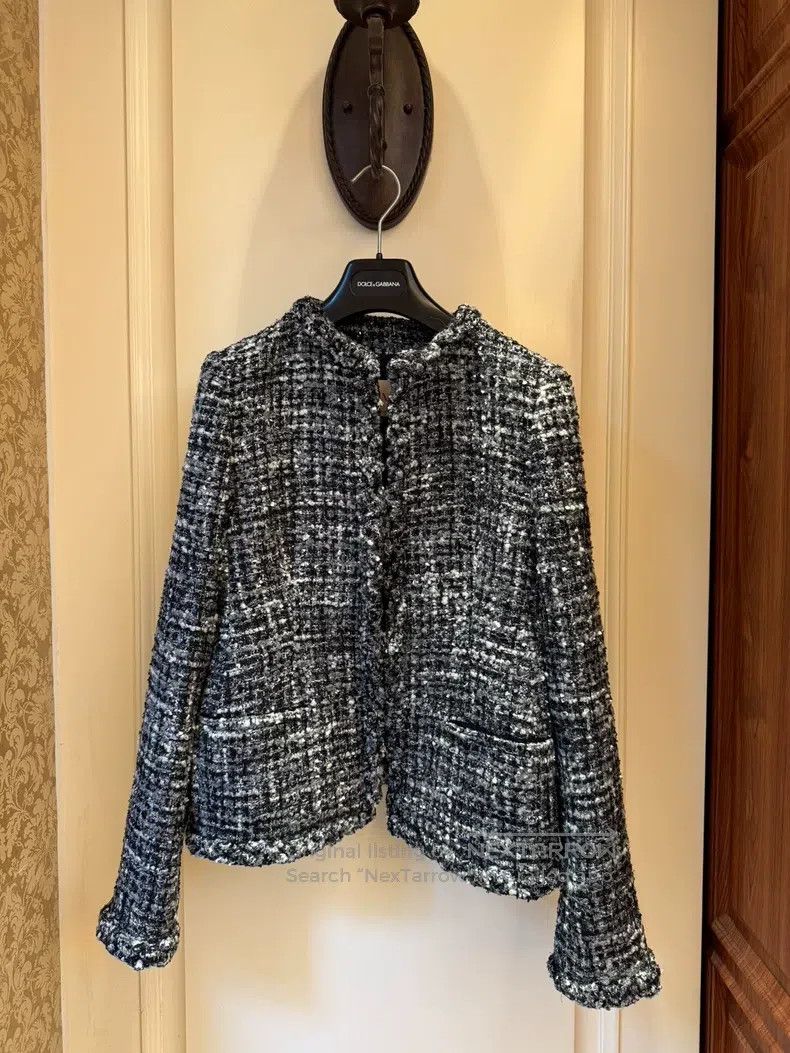 Valentino Valentino A small fragrant wind knitted jacket Size S / US 4 / IT 40 - 1 Thumbnail