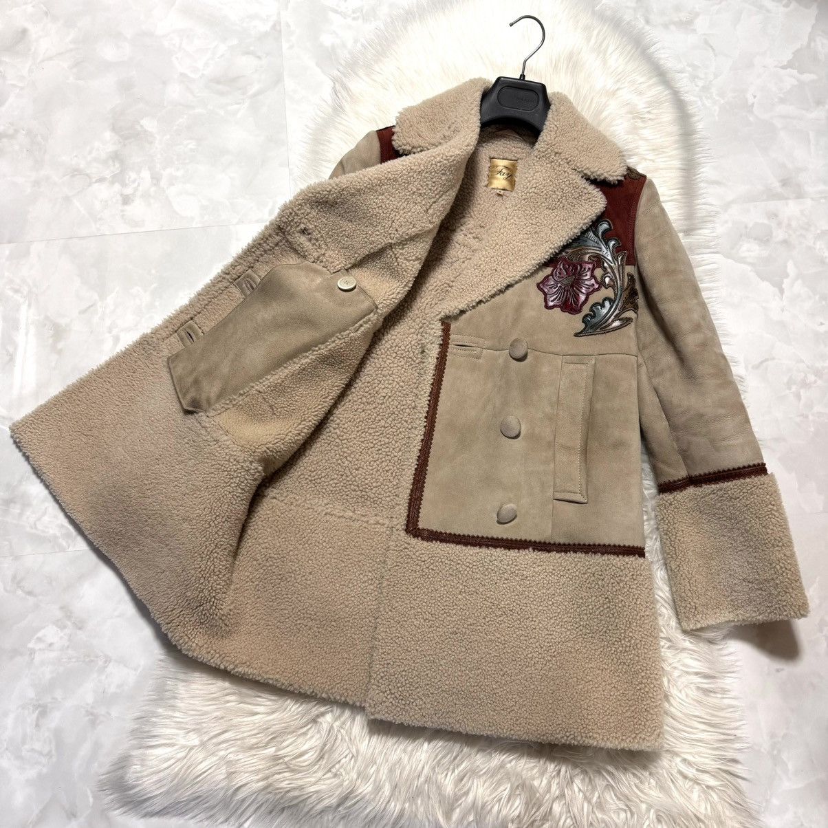 Fay List price 850,000 yen fay Tod's Flower Leather Switch Coat Size S / US 4 / IT 40 - 7 Thumbnail