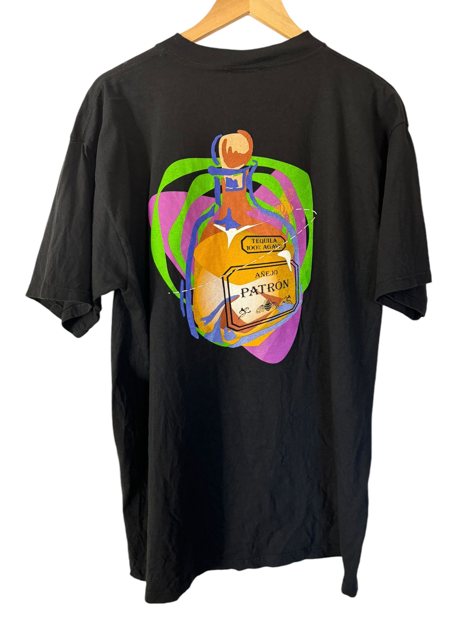 Tultex × Vintage Vintage 90s Patrón Tequila Promo T-shirt Size US XL / EU 56 / 4 - 1 Thumbnail