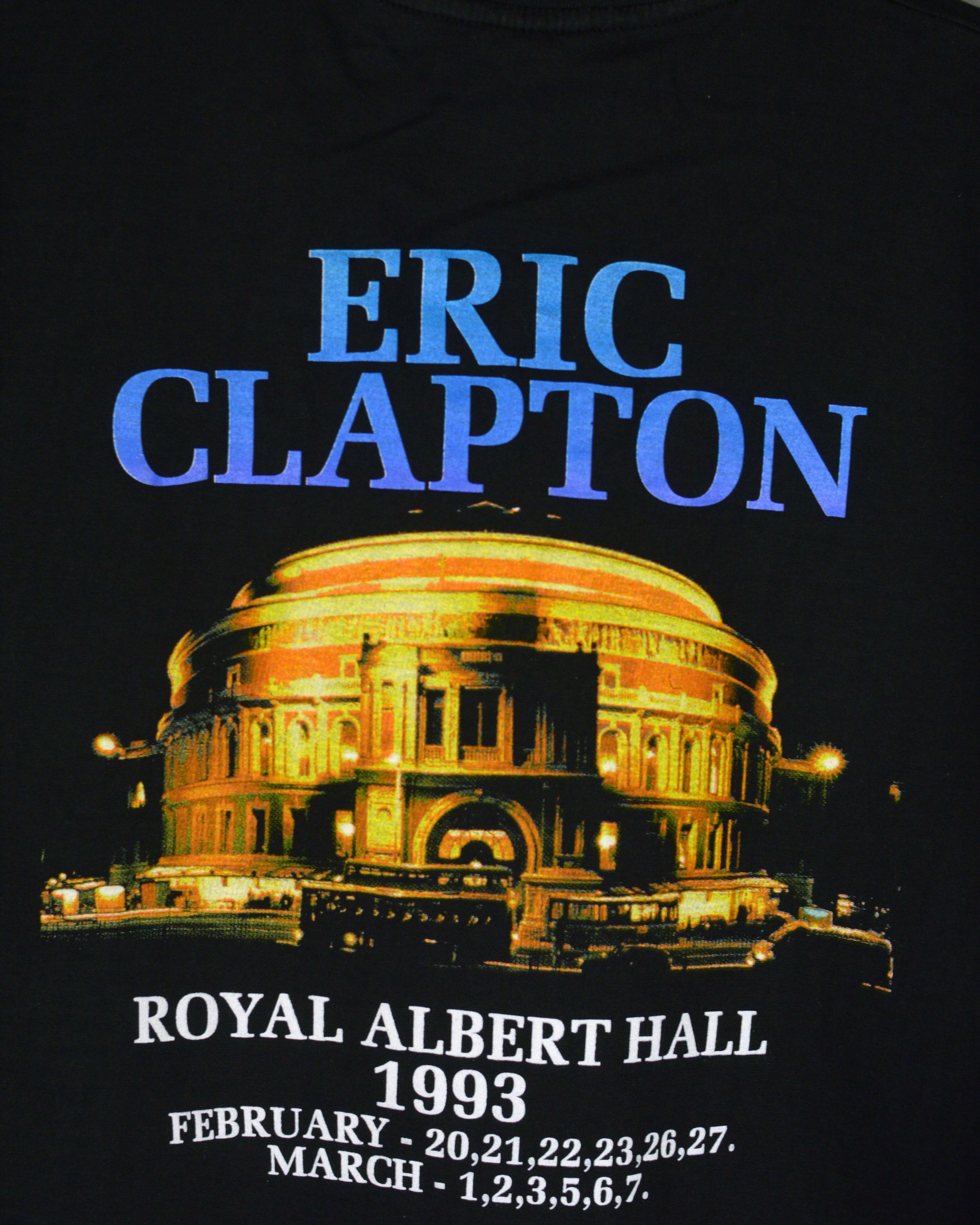 Vintage Vintage Eric Clapton Royal Albert Hall 1993 t shirt Size US L / EU 52-54 / 3 - 6 Thumbnail