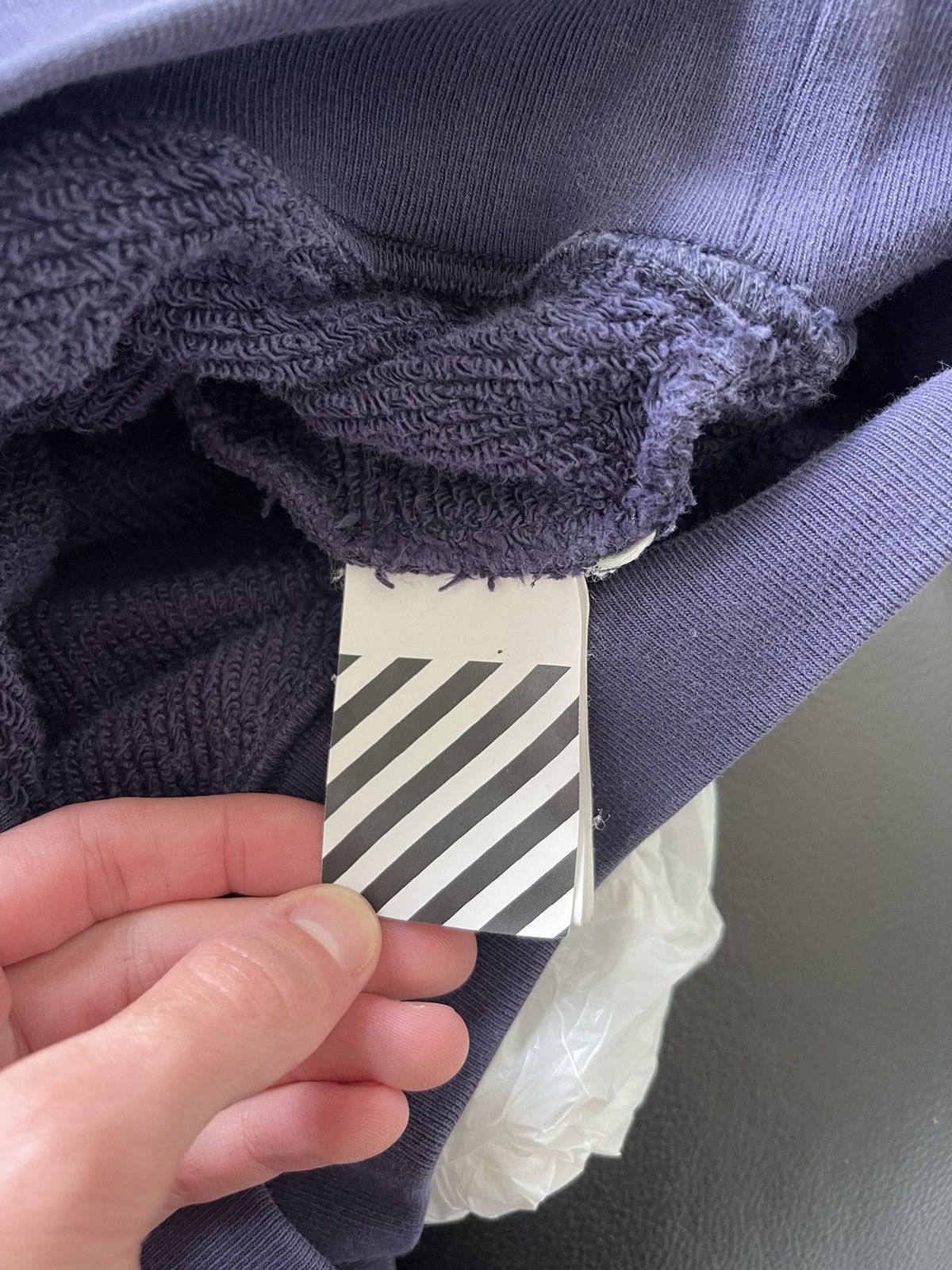 Off-White Off-White Tonal Crewneck Sweatshirt in Navy Size US L / EU 52-54 / 3 - 13 Thumbnail