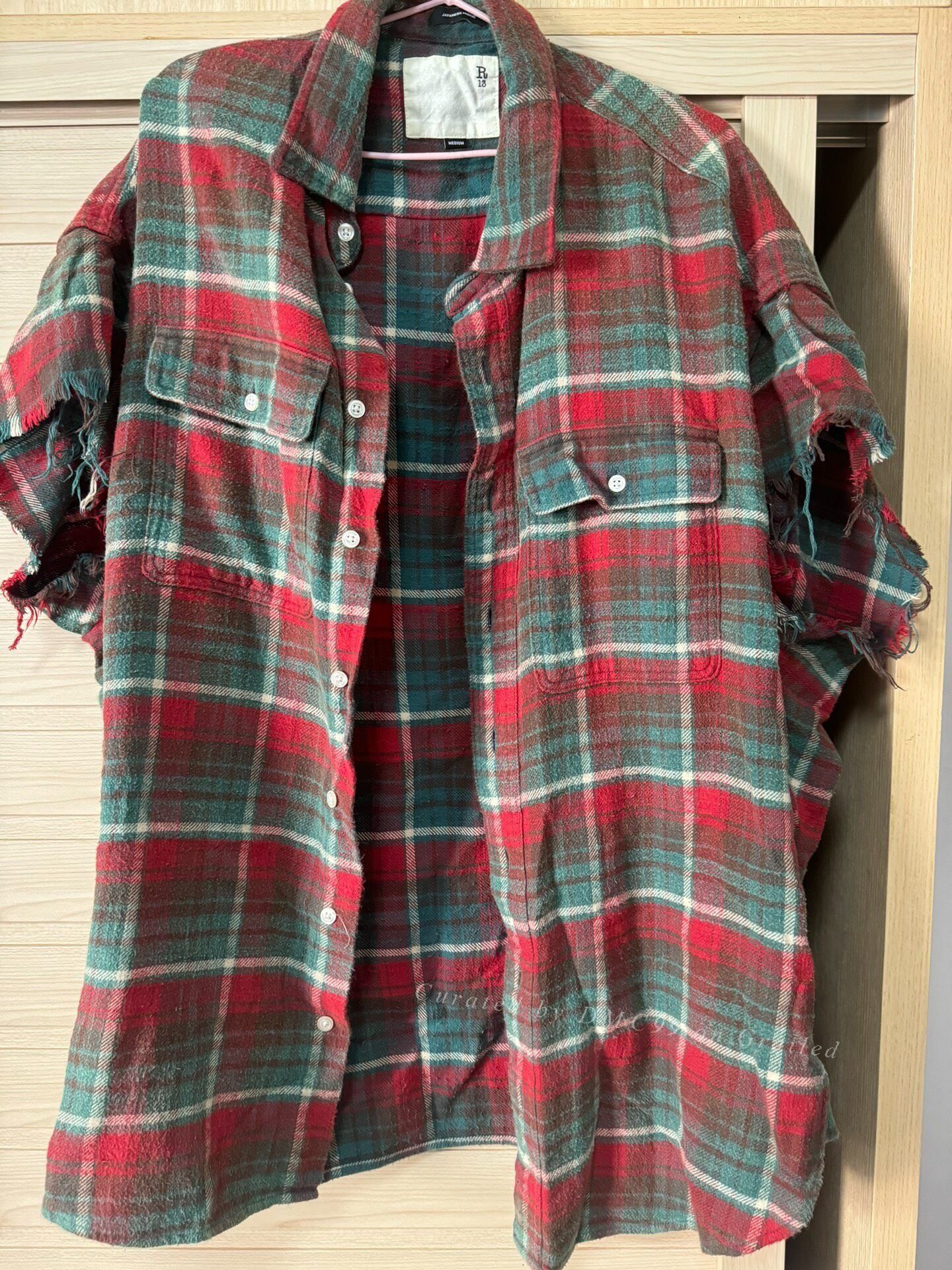 R13 R13 Plaid Shirt Size M Size US M / EU 48-50 / 2 - 1 Thumbnail