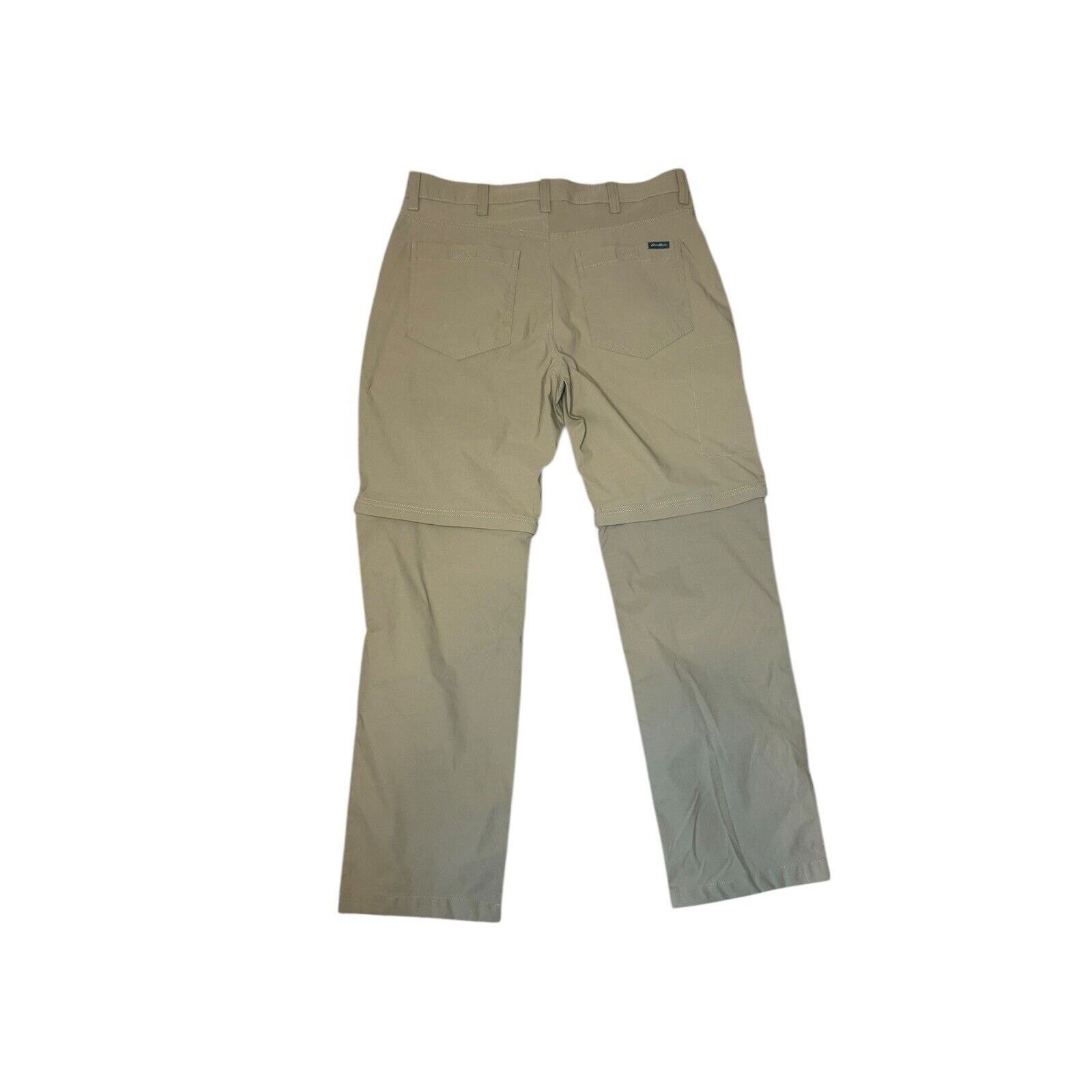 Eddie Bauer Eddie Bauer Hiking Outdoor Convertible Tech Pants Khaki Size US 36 / EU 52 - 4 Thumbnail