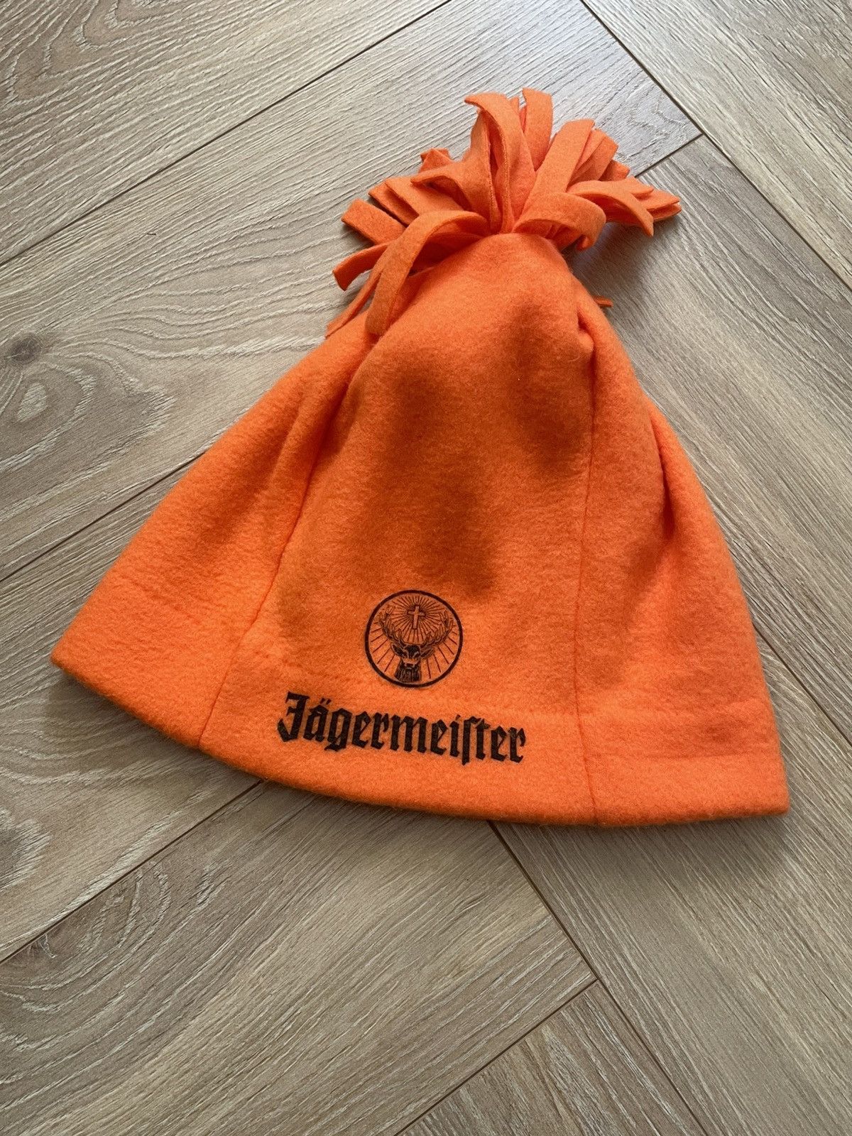 Jagermeister × Vintage Jagermeister Orange and Black Beanie Toque Hat Size ONE SIZE - 3 Thumbnail