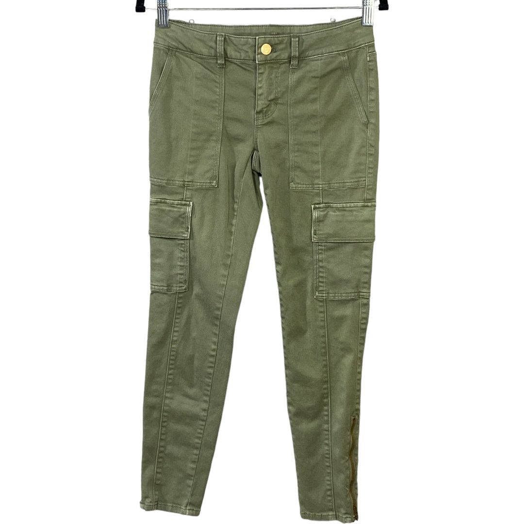White House Black Market White House Black Market Olive Green Cargo Pants Size 00 Size 24" / US 00 / IT 34 - 3 Thumbnail