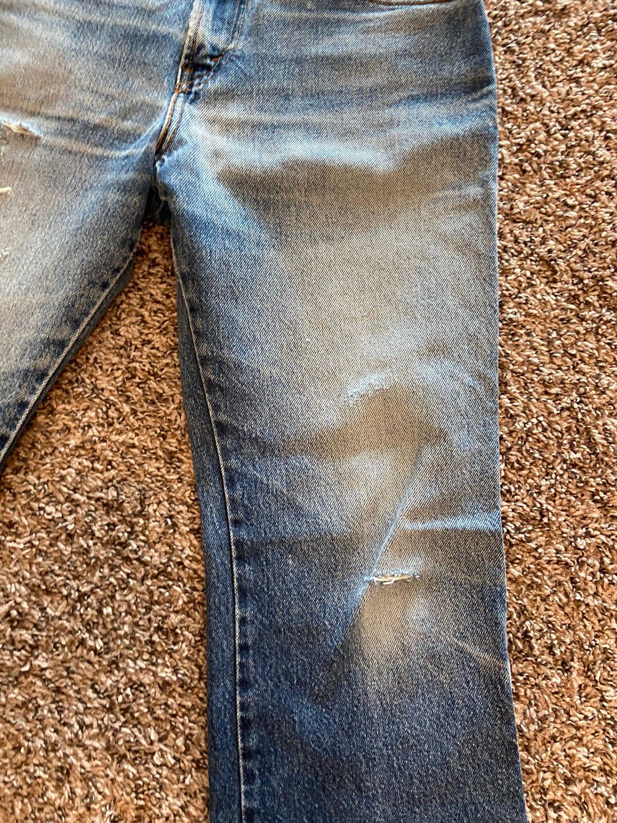 Vintage Vintage Levi’s 505 Distressed Denim Jeans Size US 30 / EU 46 - 4 Thumbnail