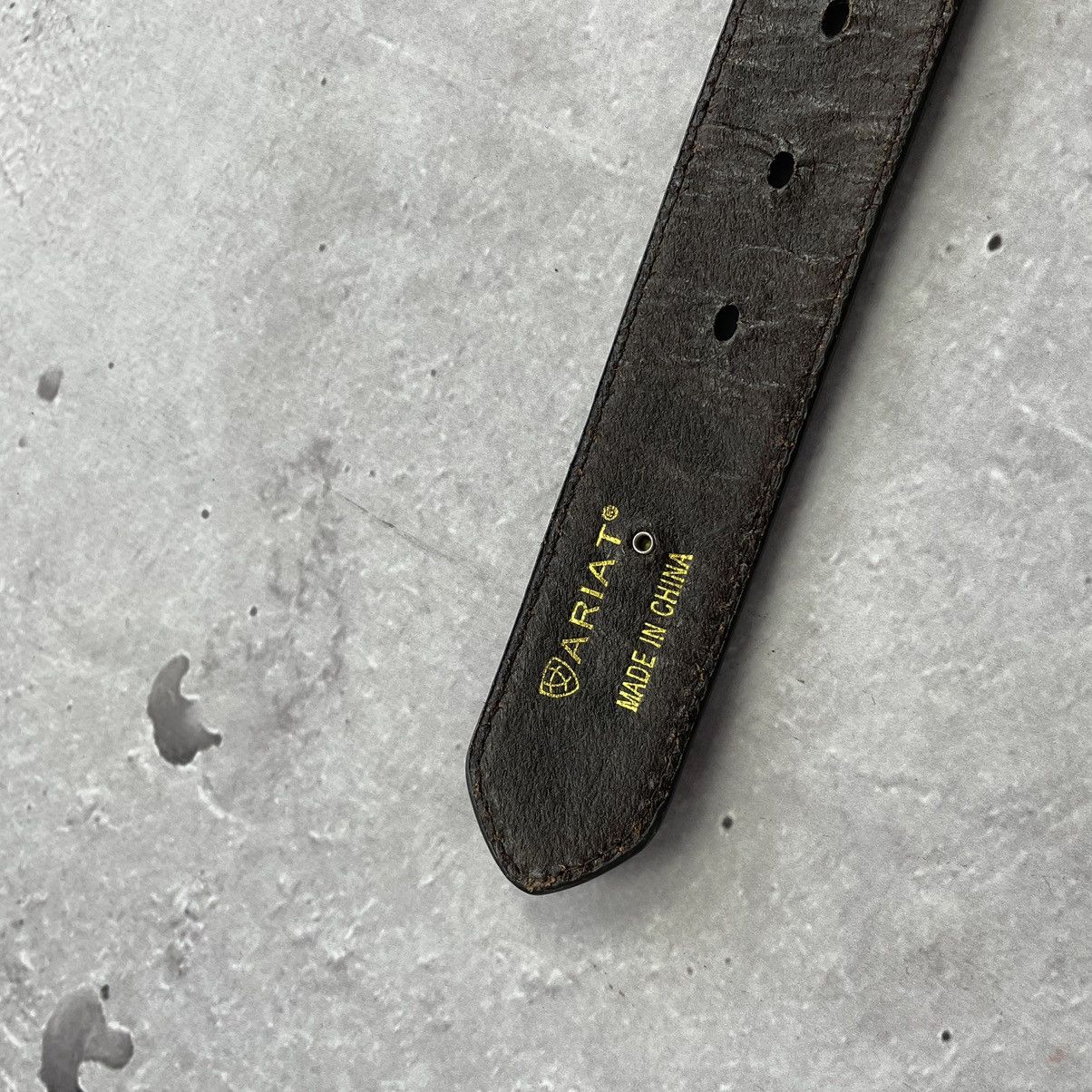 Ariat × Japanese Brand Hype Ariat brown leather belt style hysteric glamour y2k Size ONE SIZE - 7 Thumbnail
