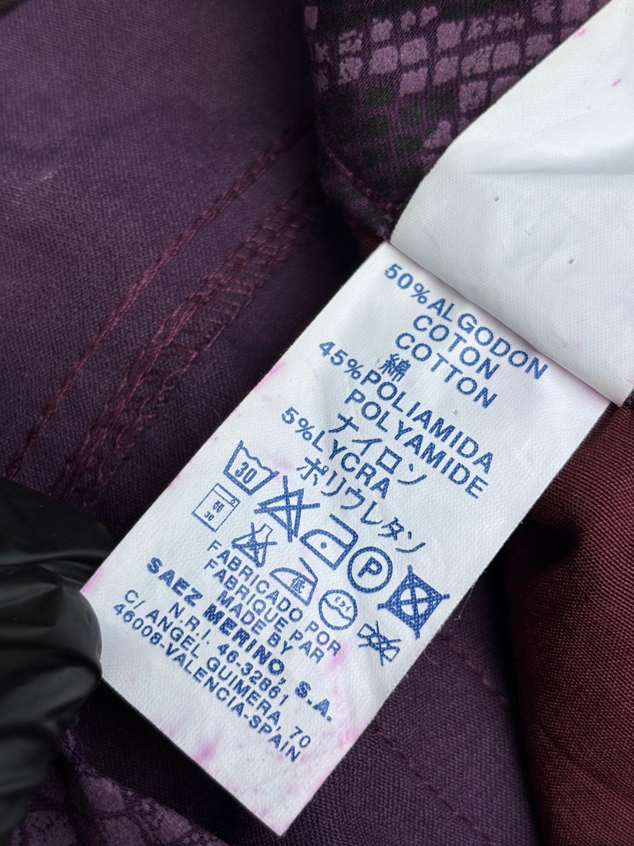 Japanese Brand Snake Printed Cimarron Trouser Pants Size 28" / US 6 / IT 42 - 12 Thumbnail