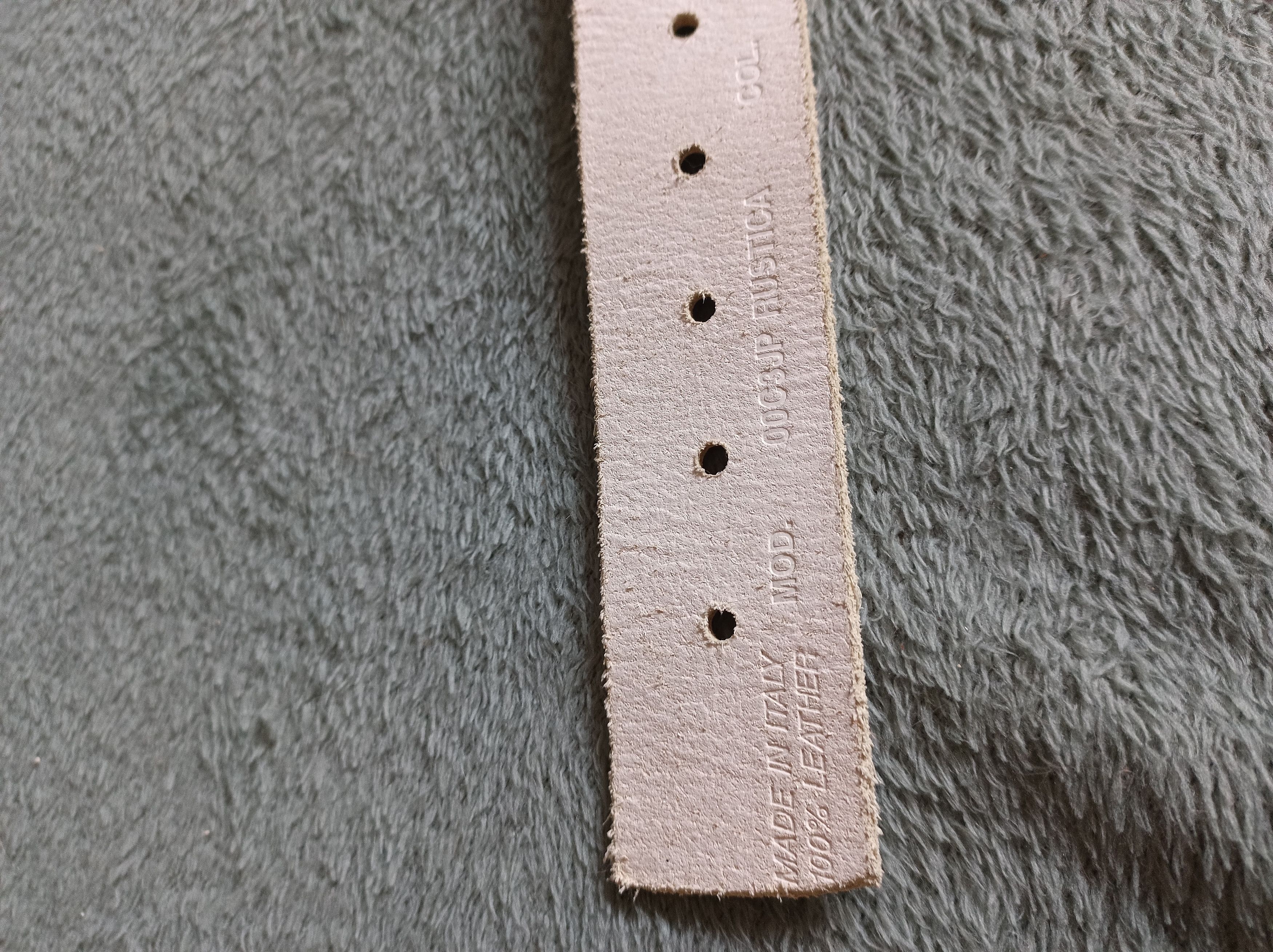 Diesel DIESEL Men's White Belt Leather Studded Size 100 Size 40 - 13 Thumbnail