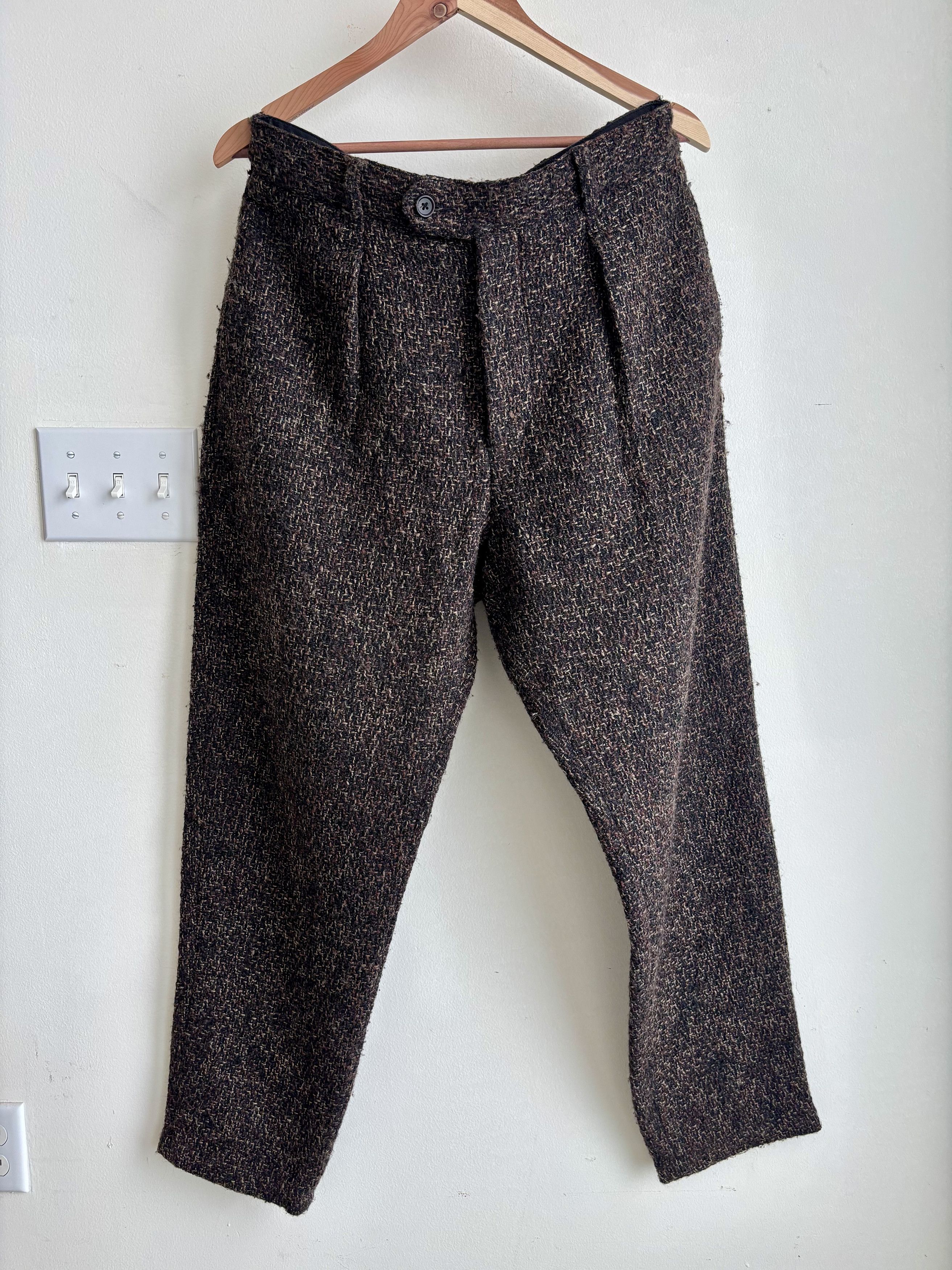Engineered Garments Engineered garments dark brown tweed pants Size US 34 / EU 50 - 1 Thumbnail