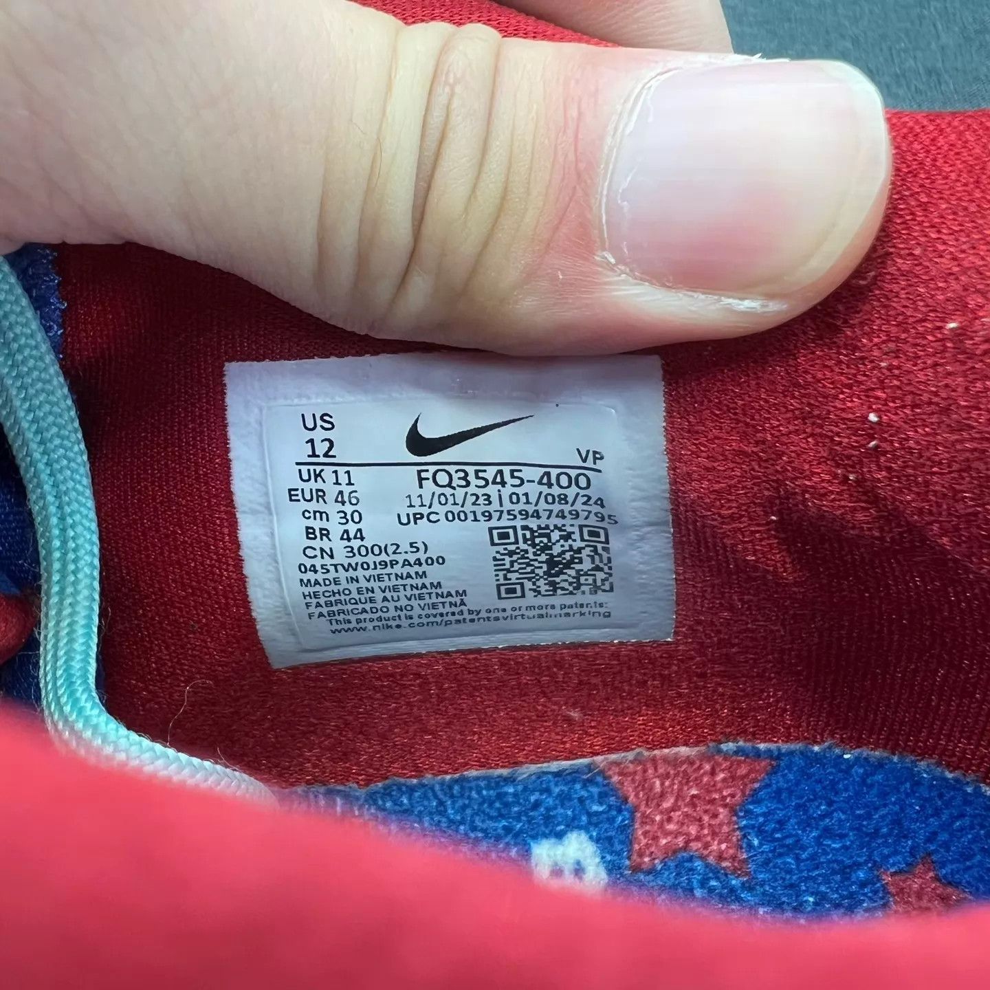 Nike zk4 Philadelphia Blue 46 Size US 13 / EU 46 - 7 Thumbnail