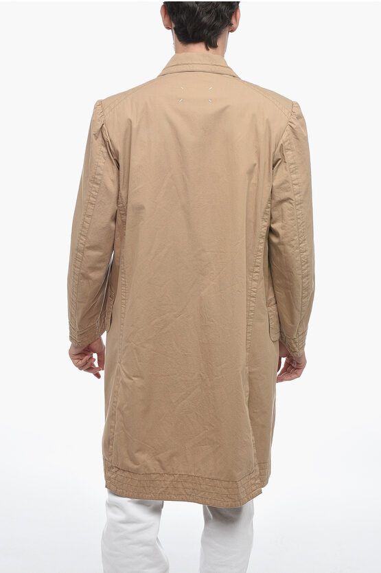 Maison Margiela o1y1124 Multi Pocket Cotton Trench Double Breasted Coat Size US S / EU 44-46 / 1 - 2 Thumbnail