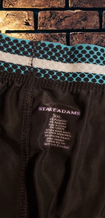 Stacy Adams 2 PAIR MEN'S STACY ADAMS BOXER SHORTS COMFORT STRETCH XXL Size 42 - 2 Thumbnail