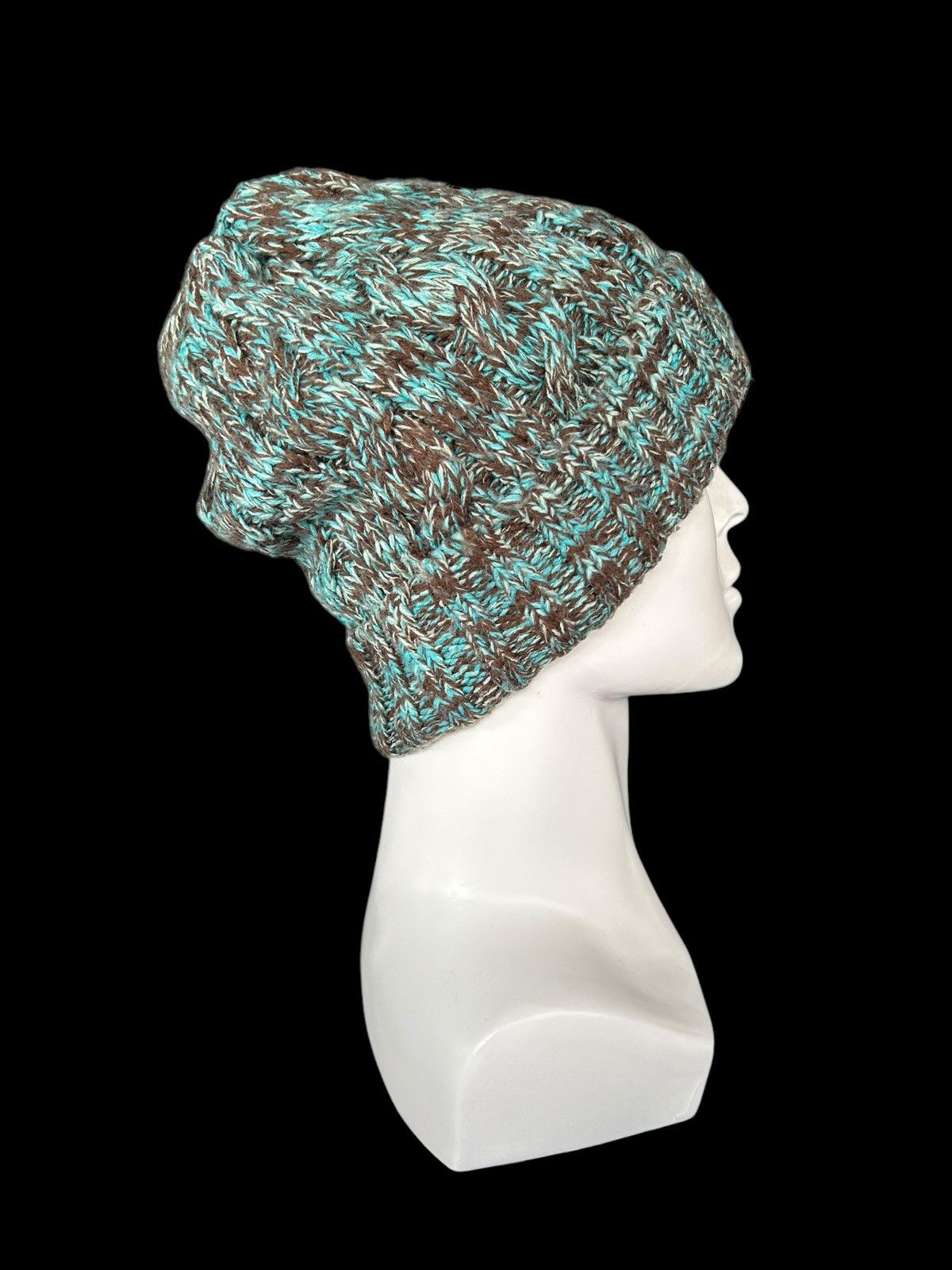 Japanese Brand × Kapital × Vintage Crochet Knitted handmade Beanie Hats Rare ☠️☠️ Size ONE SIZE - 3 Thumbnail