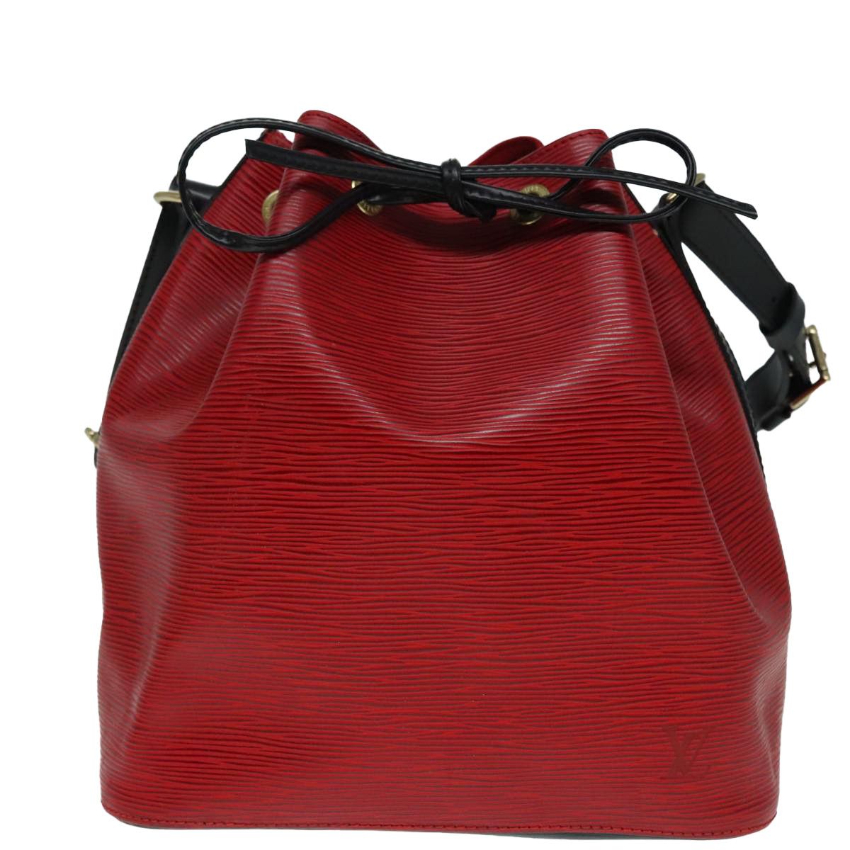 Louis Vuitton Noe Red Leather Shoulder Bag (Pre-Owned) Size ONE SIZE - 1 Thumbnail