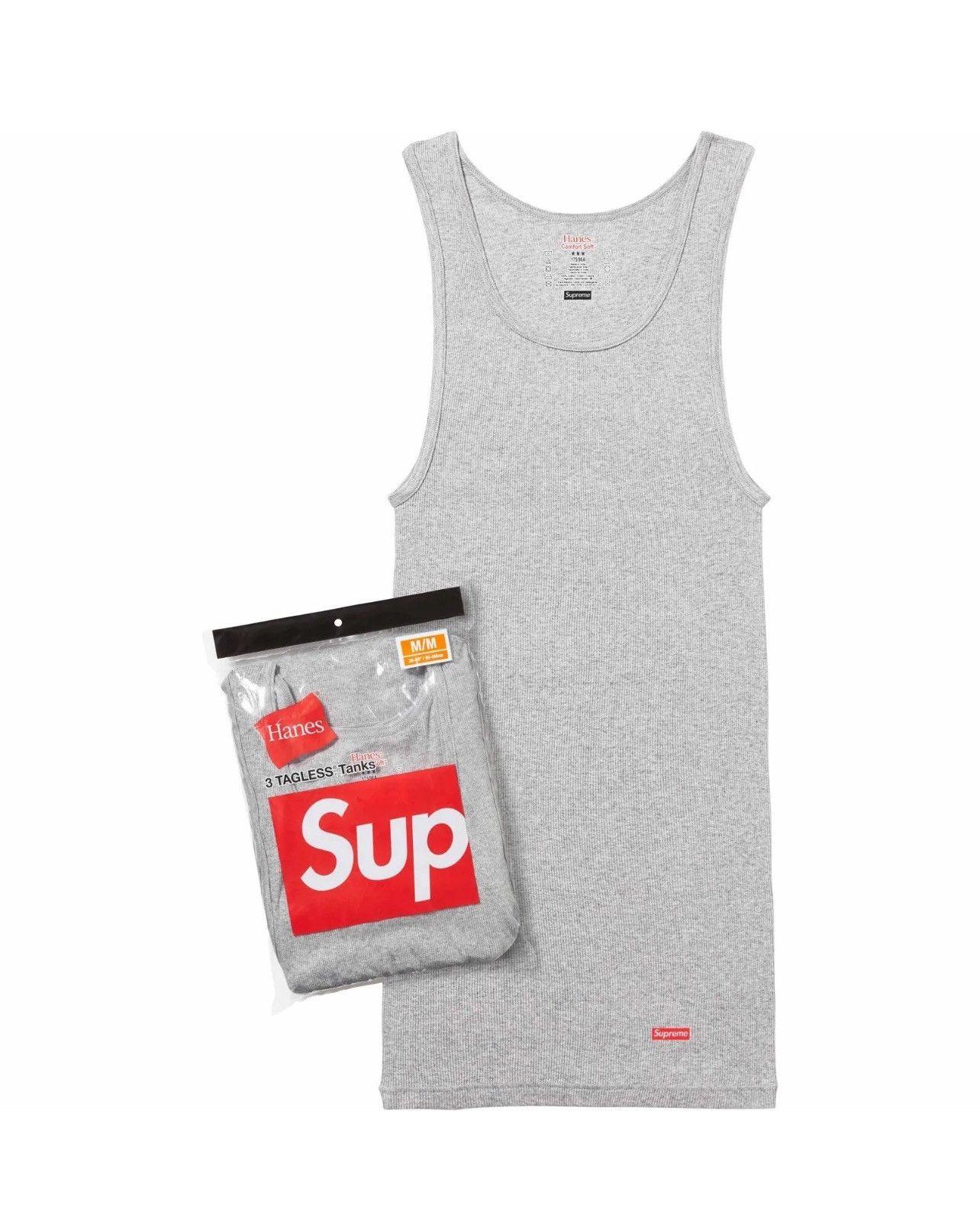 Supreme Supreme/MM6 Maison Margiela/Hanes Tagless Tank Top | Grailed