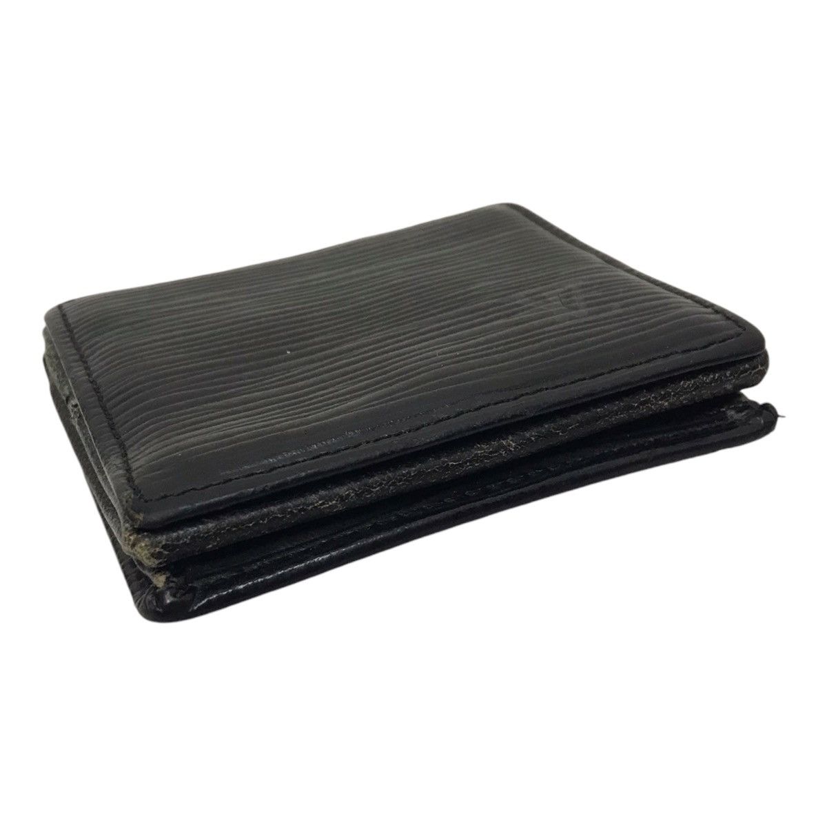 Louis Vuitton Lovis Vuitton Epi Leather Coin Purse Card Wallet Black Size ONE SIZE - 4 Thumbnail