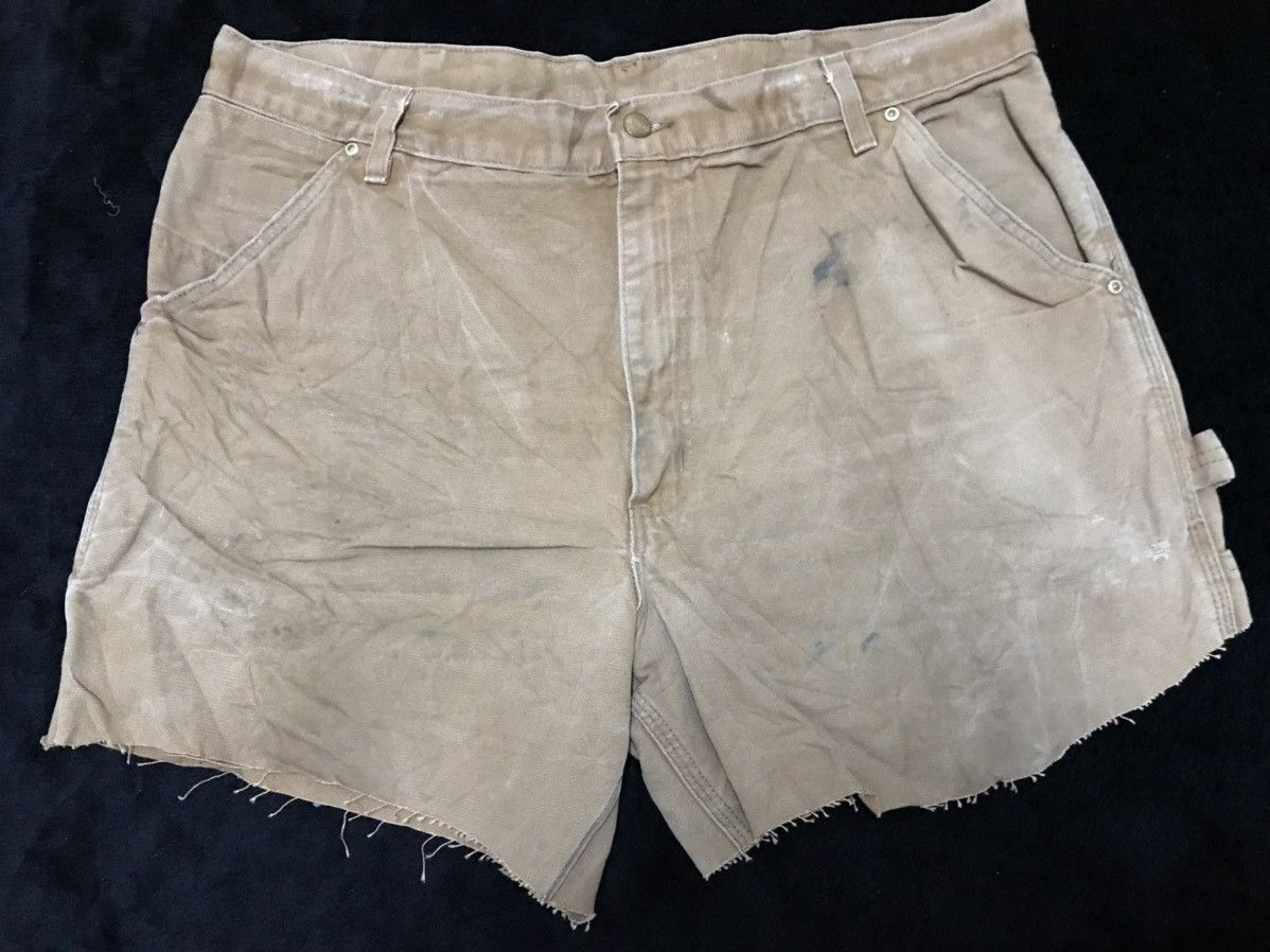 image of Carhartt Distress Destroy Shortpant in Light Brown, Men's (Size 38)