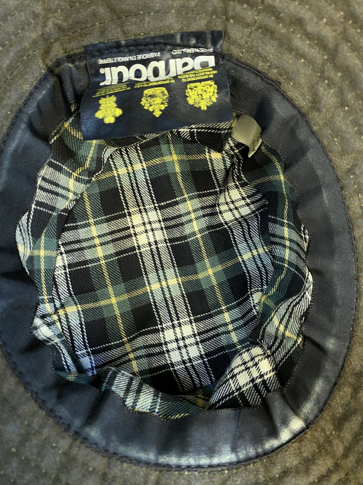 Barbour × Vintage Vintage streetwear Barbour wax hat size S Size ONE SIZE - 6 Thumbnail