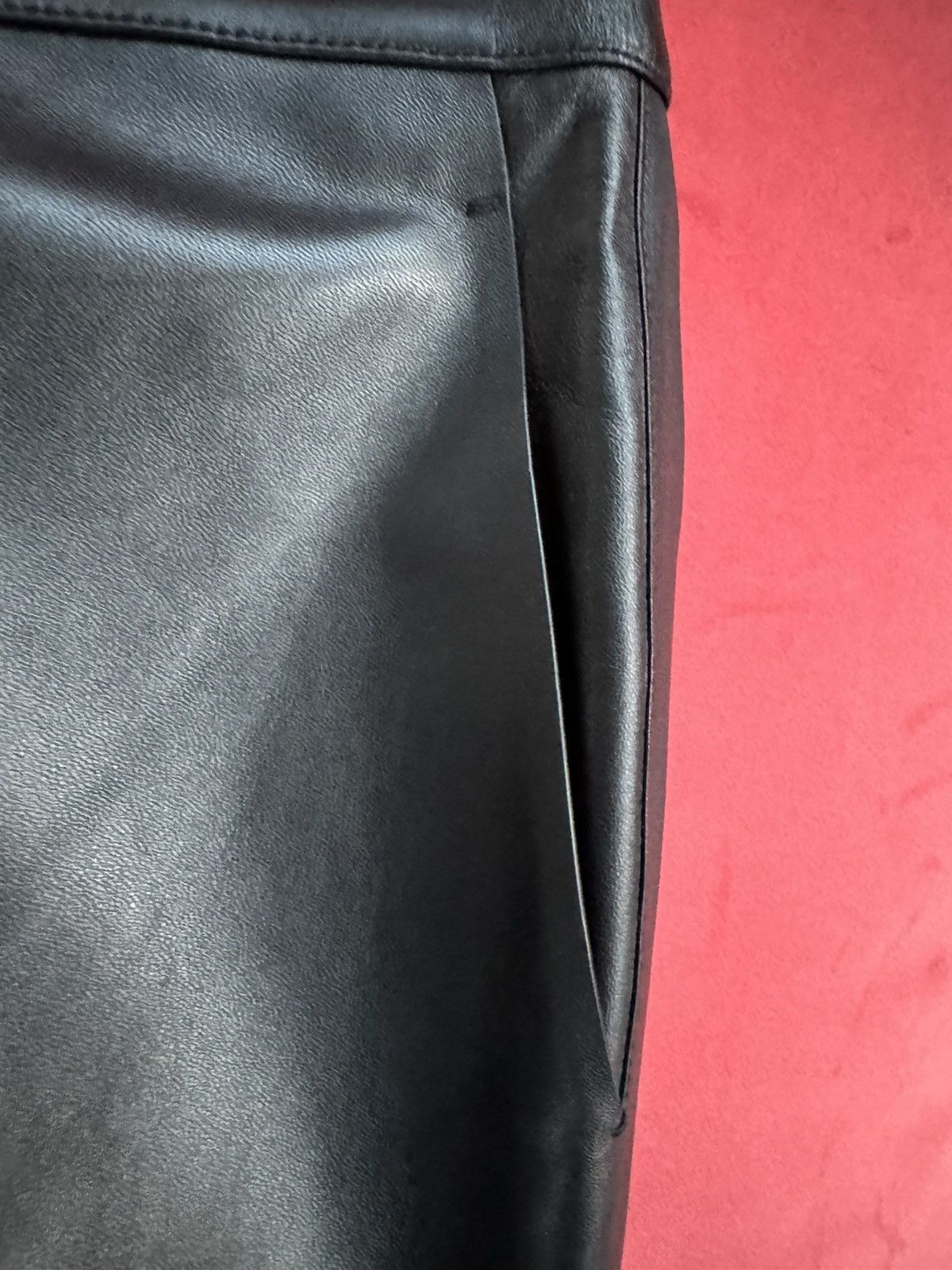 Chloe Chloe lambskin black pants, soft, size M Size 27" / US 4 / IT 40 - 6 Thumbnail