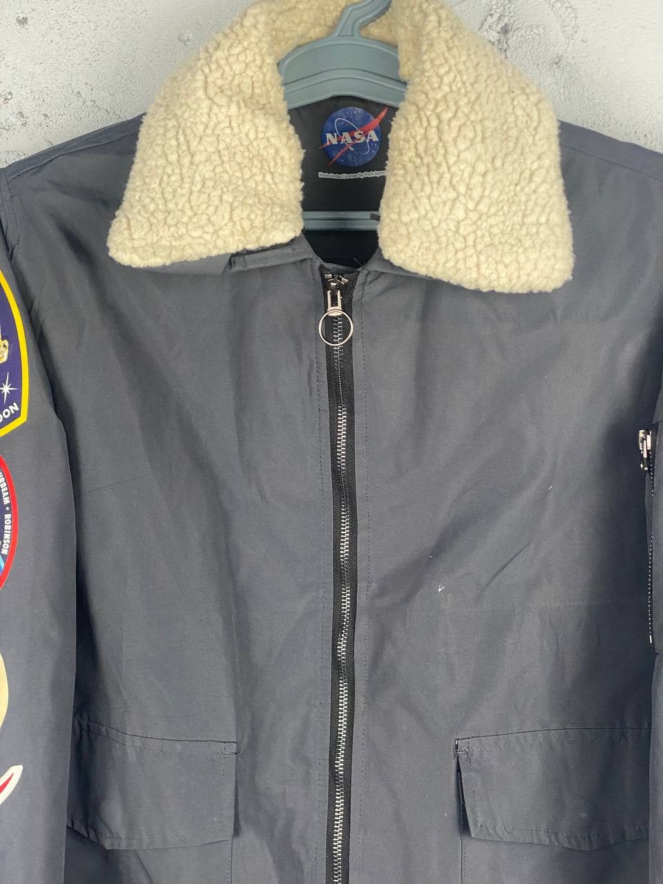 NASA Fur Trim Ma-1 Bomber Nasa Apollo Jacket Vintage Size US M / EU 48-50 / 2 - 4 Thumbnail
