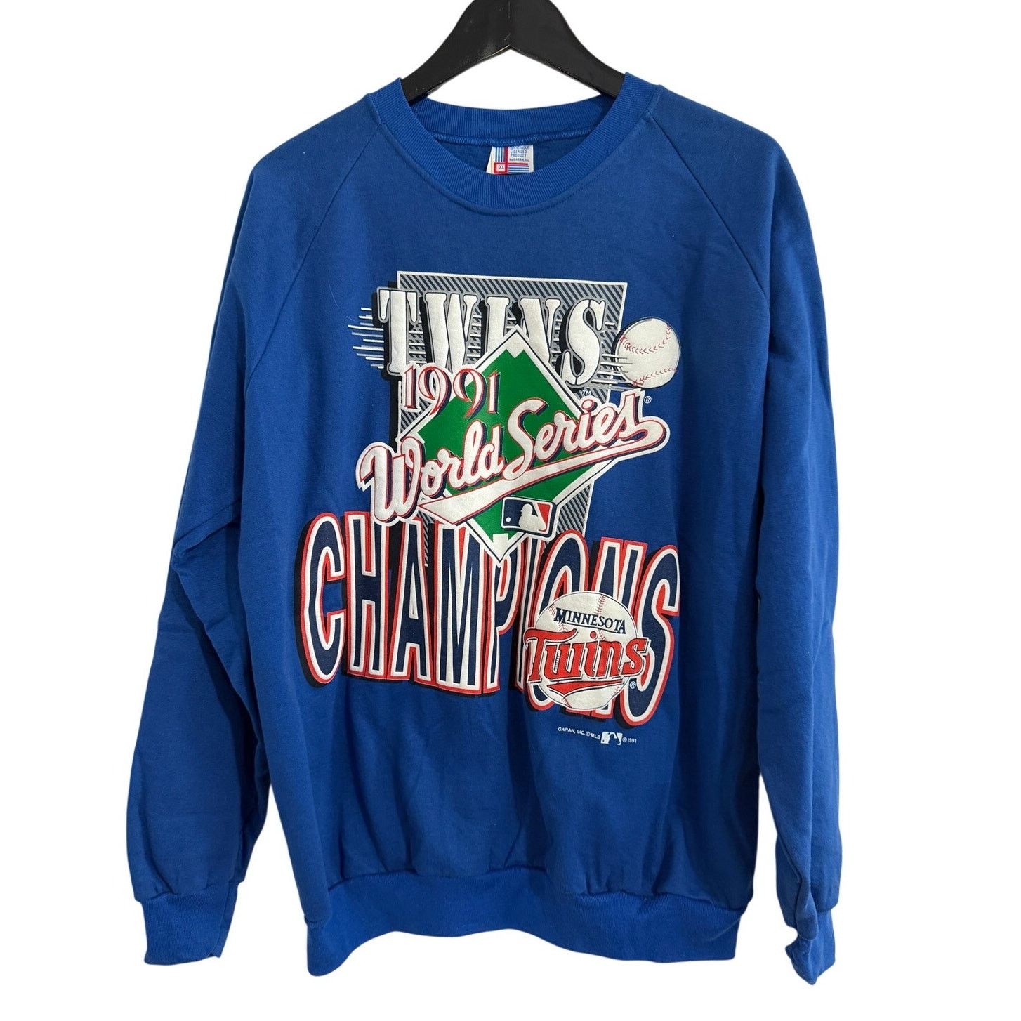MLB Vintage Minnesota Twins 1991 World Series Crewneck Size XL Size US XL / EU 56 / 4 - 1 Thumbnail