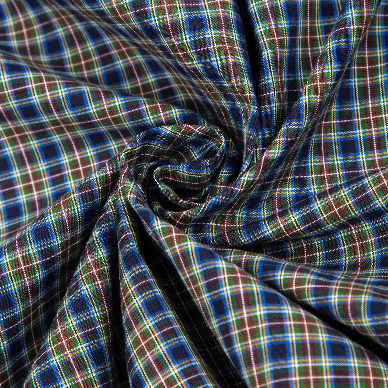 Junya Watanabe Checkered Pocket Shirt in Navy Tea Green, Size XS Size US XS / EU 42 / 0 - 15 Thumbnail