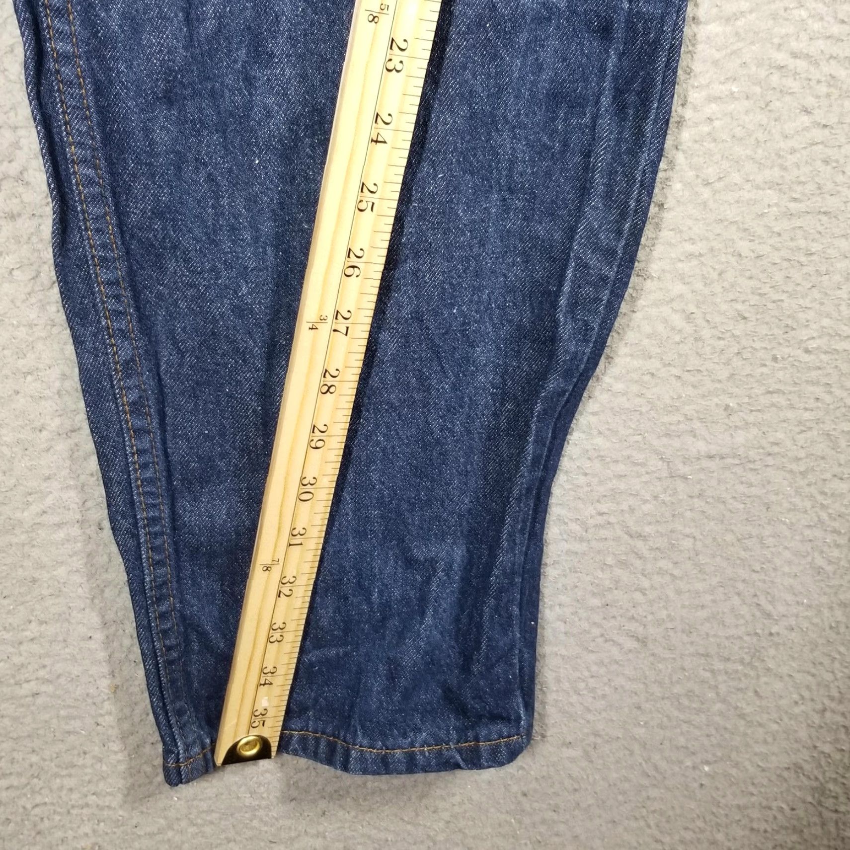 Vintage Ginger Blu Mom Jeans Women’s 26X36 High Waisted Vintage 80s Festival 26" Waist Denim Blue Size 36" / US 14 / IT 50 - 5 Thumbnail