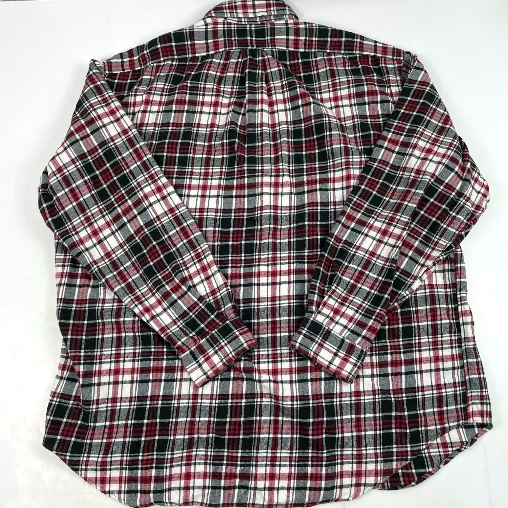 Ralph Lauren Vintage Ralph Lauren Shirt Men Extra Large Black Flannel Long Sleeve Button Down Size US XL / EU 56 / 4 - 7 Thumbnail
