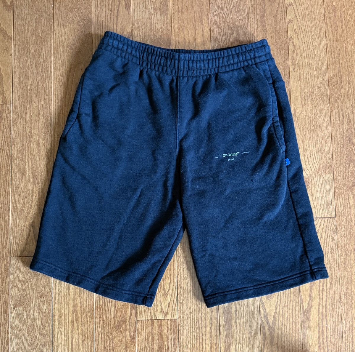 Off-White Off White Sweatshorts Size US 31 - 2 Thumbnail