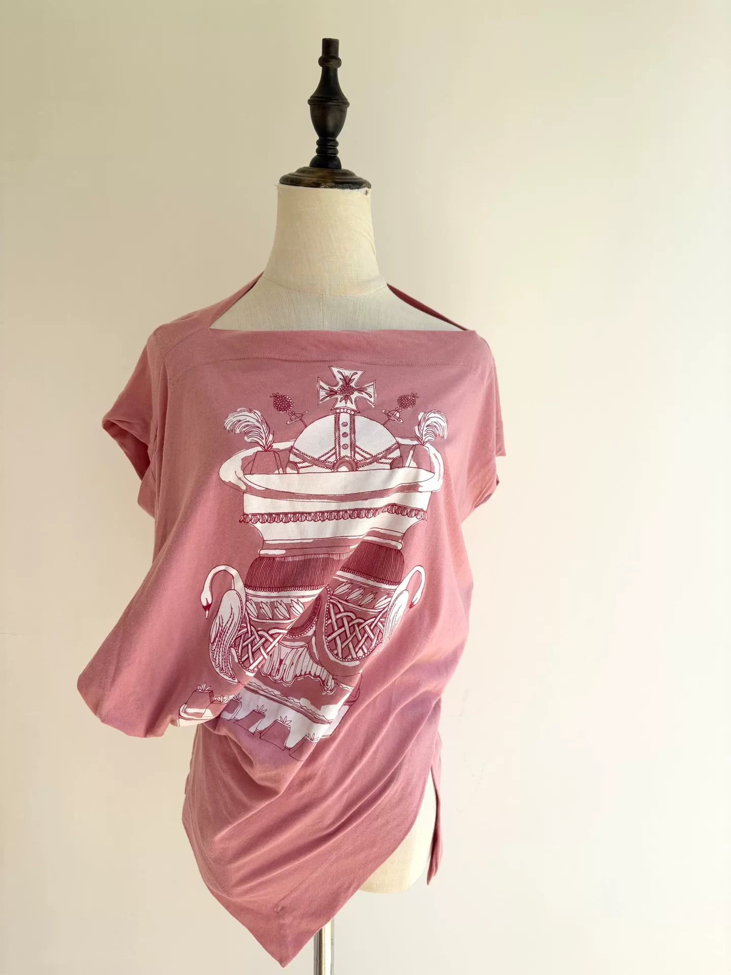Vivienne Westwood vivienne westwood pink irregular short sleeve tee Size M / US 6-8 / IT 42-44 - 1 Thumbnail
